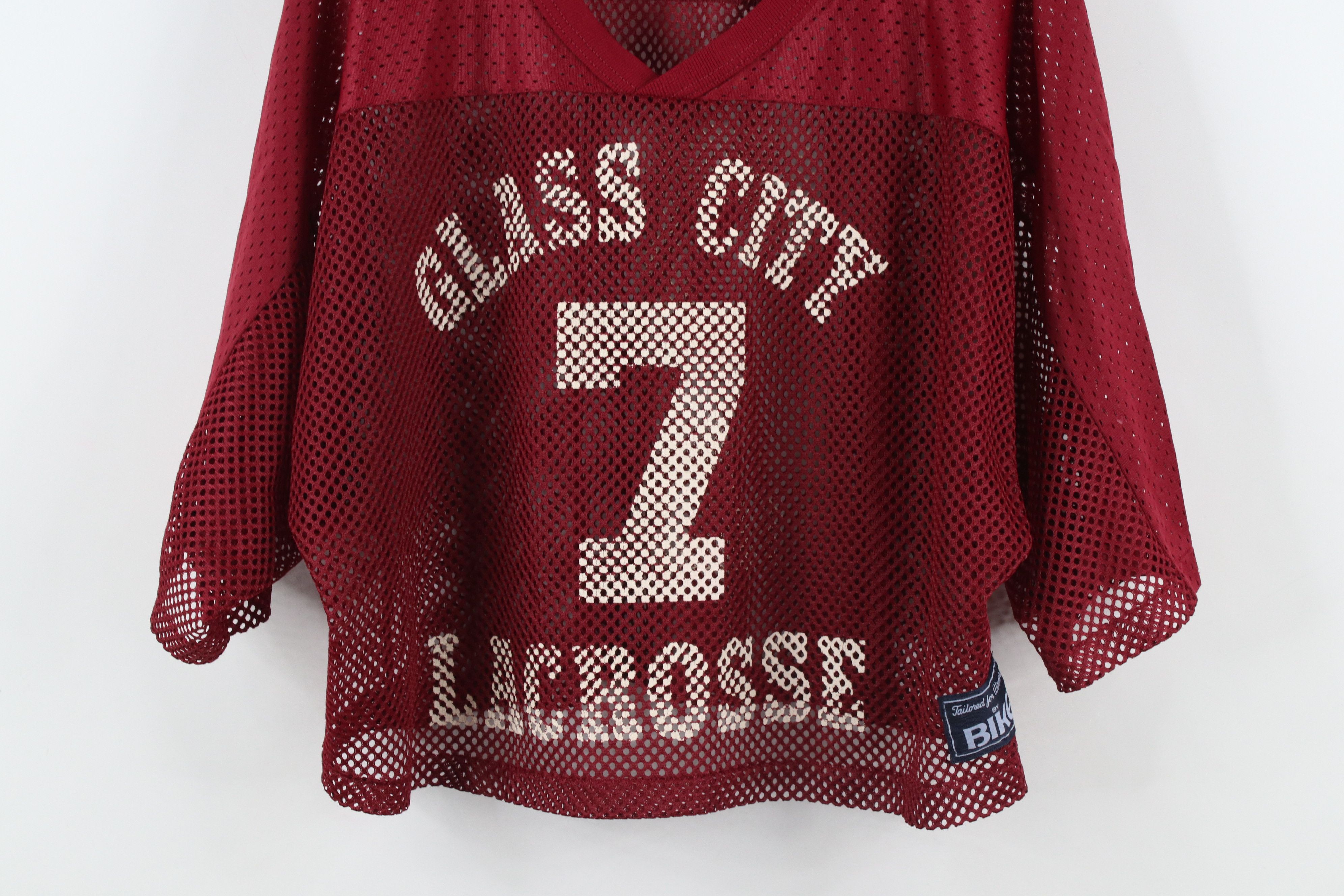 Vintage Vintage 90s Bike Mesh Glass City Lacrosse Jersey Red #7 USA Size US XL / EU 56 / 4 - 3 Thumbnail
