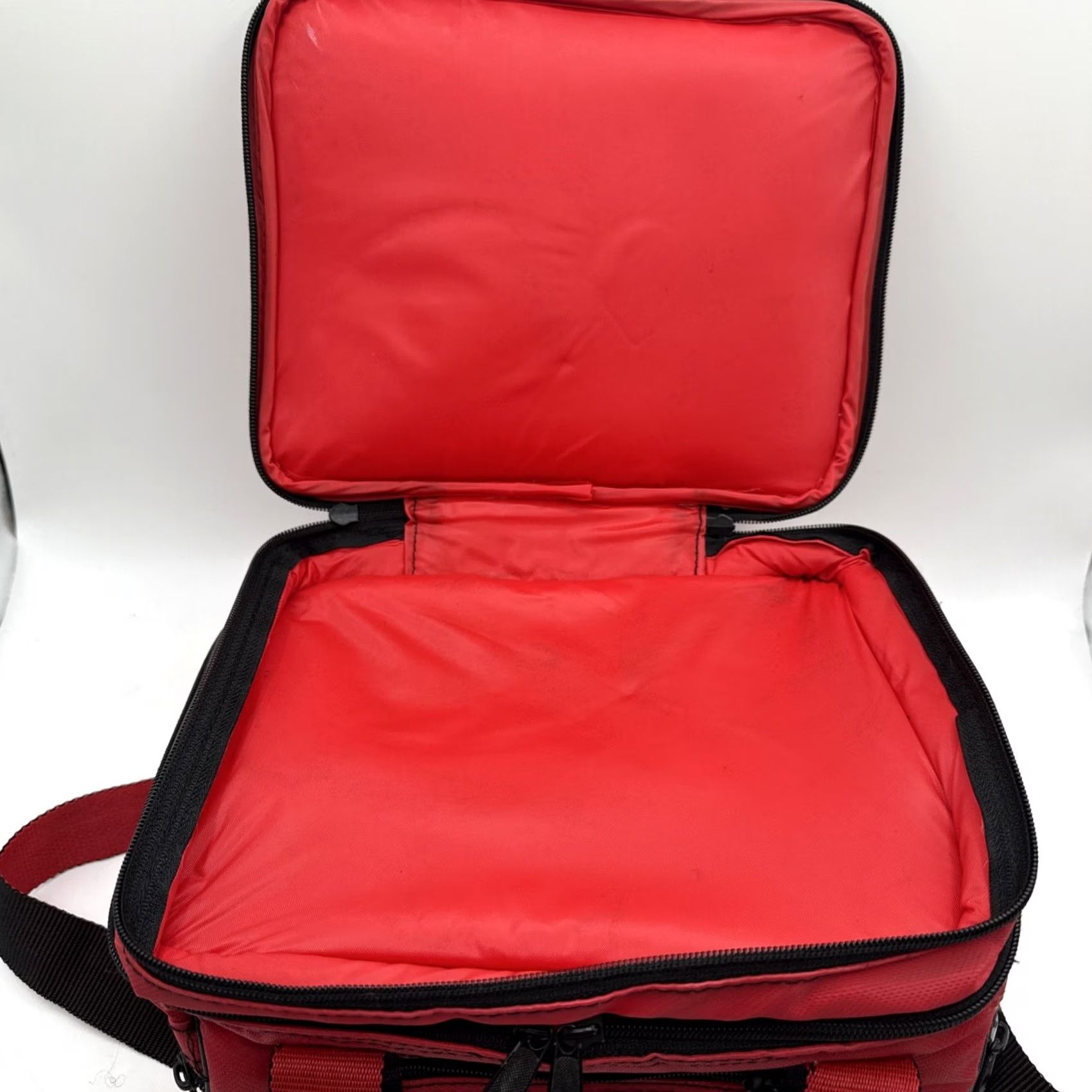 Marlboro VINTAGE Marlboro Insulated Cooler Bag Lunch Box Top Handle Red 90s Outdoors Unisex Adults Small Size ONE SIZE - 7 Thumbnail