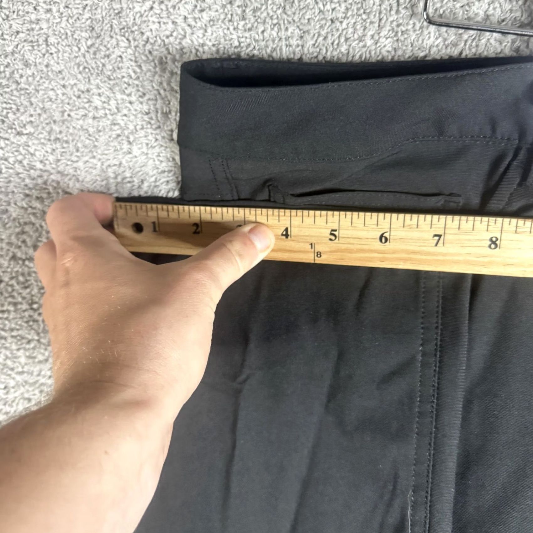 Hart Schaffner Marx Hart Schaffner Marx Pants Mens 38x32 Black Microfiber Dress 5 Pocket Casual Size US 38 / EU 54 - 7 Thumbnail