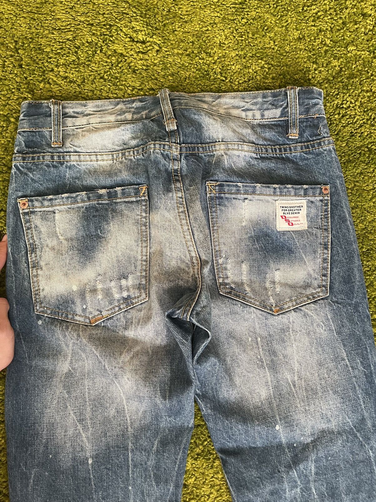 Designer × Dsquared2 Dsquared2 avant garde factry faded denim jeans Size US 32 / EU 48 - 10 Thumbnail