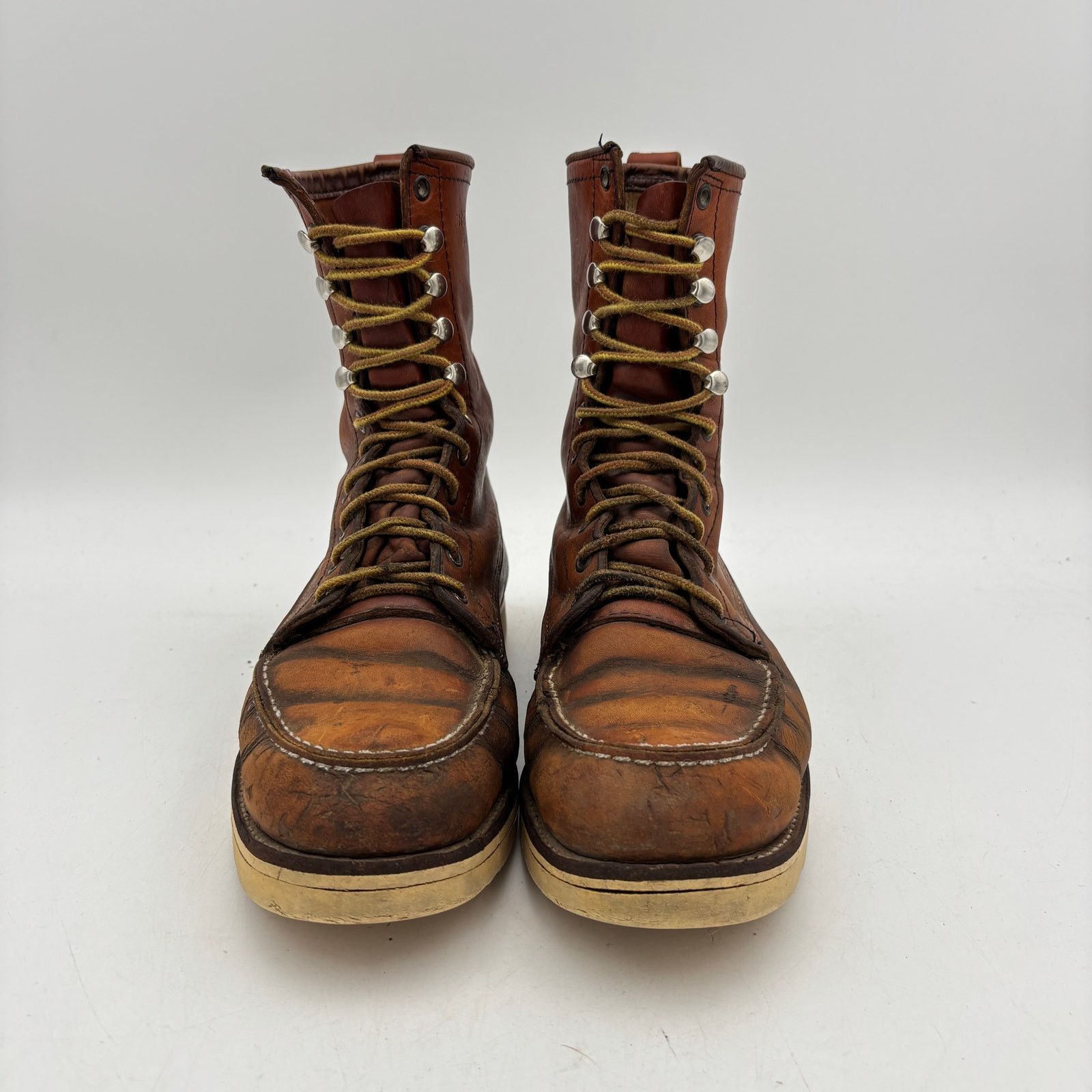 Red Wing × Vintage Vintage Red Wing Irish Setter Moc Toe Leather Work Boot 11.5 Size US 11.5 / EU 44-45 - 2 Thumbnail