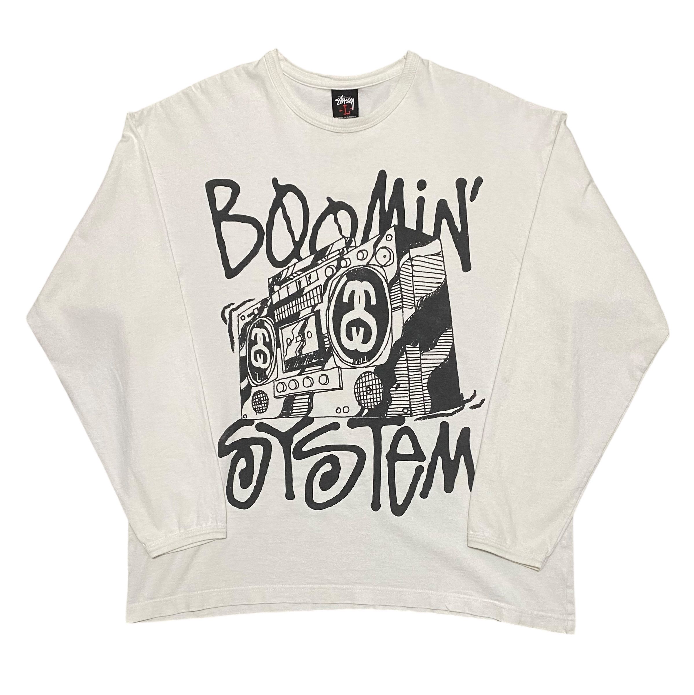 Stussy × Vintage Vintage Early Y2K Stussy Boomin System Long 