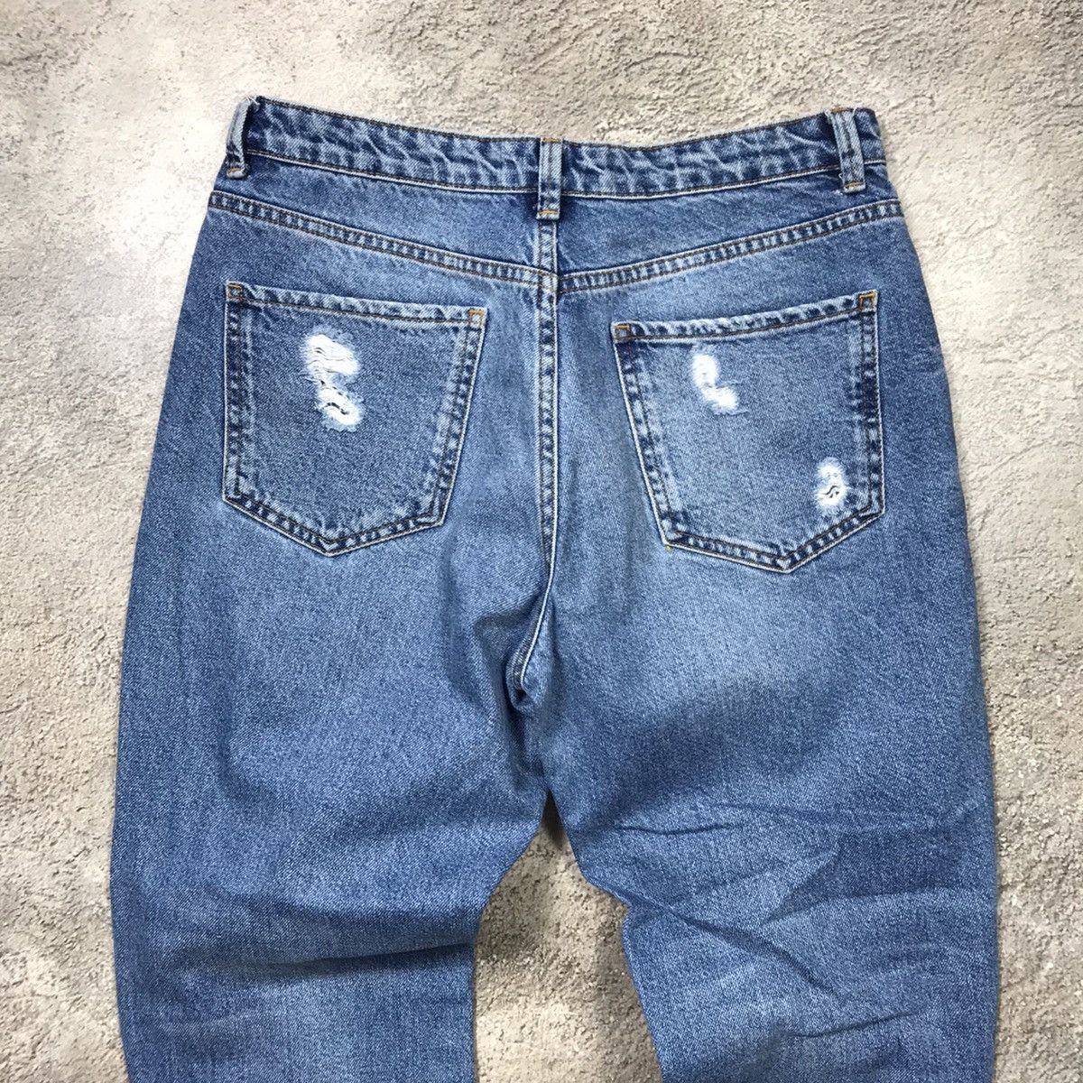 Vintage Vintage Y2K Distressed Baggy Jeans Skate Grunge Thrashed 28 Size US 28 / EU 44 - 4 Thumbnail