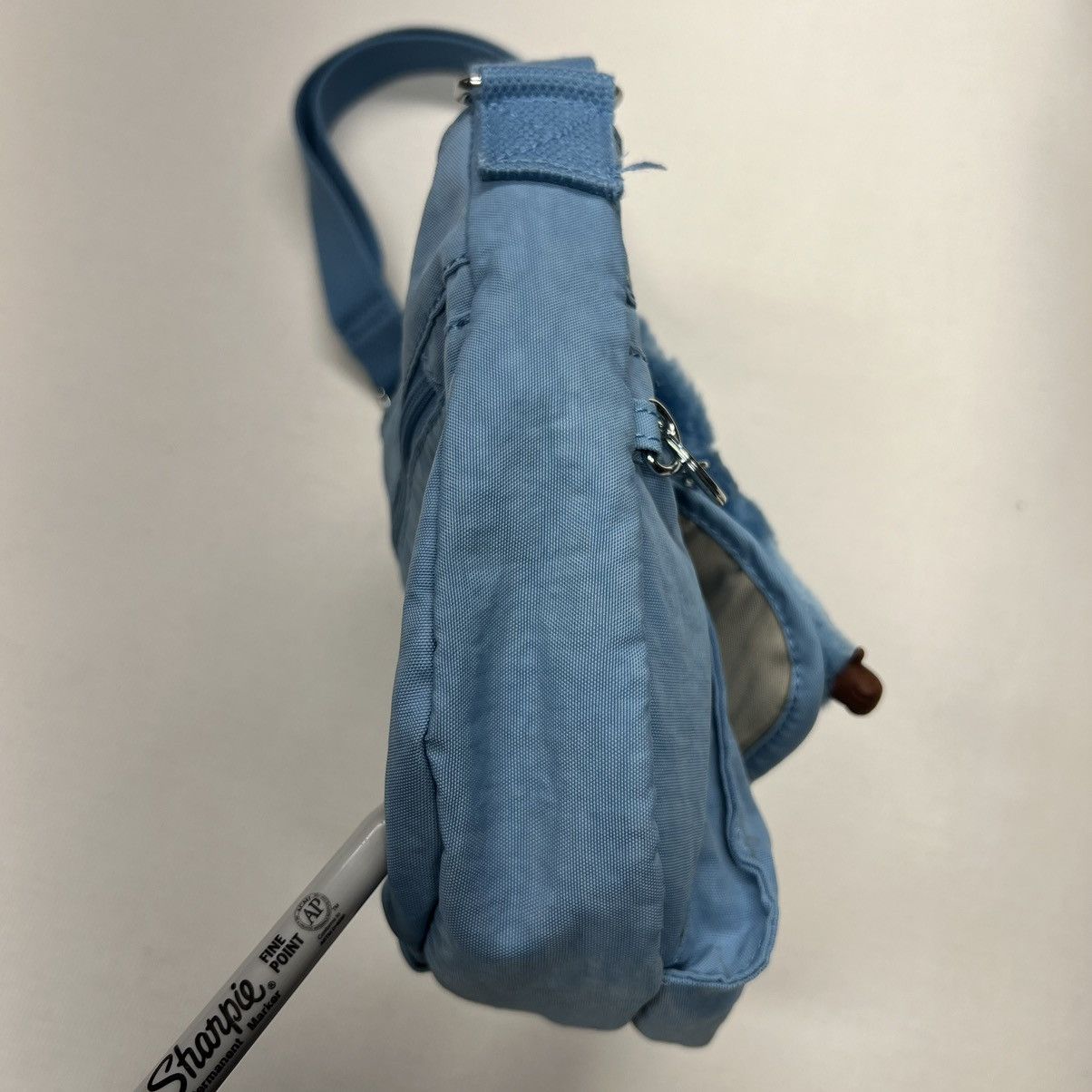 Other Kipling Syro Bag Blue Purse Crossbody Shoulder Zip Monkey Size ONE SIZE - 9 Thumbnail