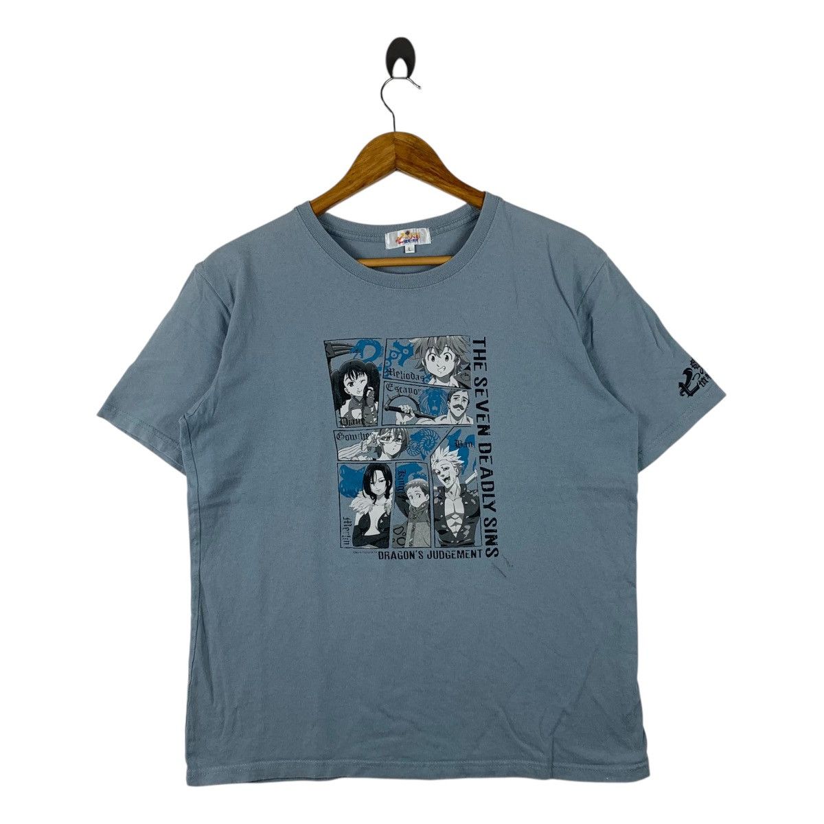 Japanese Brand × Vintage The Seven Deadly Sins Japanese Action Anime MangaBig T-Shirt Size US L / EU 52-54 / 3 - 1 Thumbnail