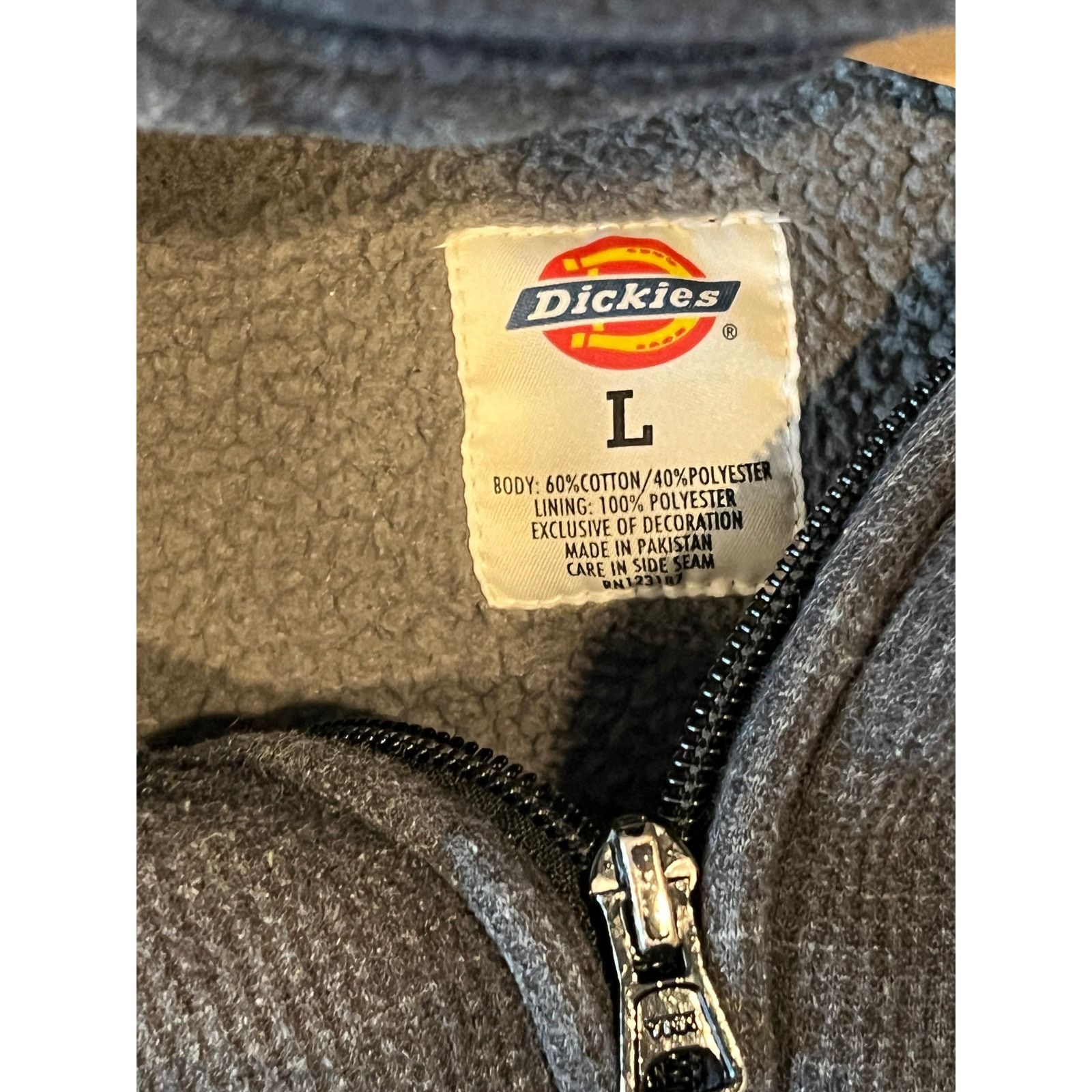 Dickies Dickies Zip Up Black Insulated Hoodie/Jacket Mens L Size US L / EU 52-54 / 3 - 3 Thumbnail