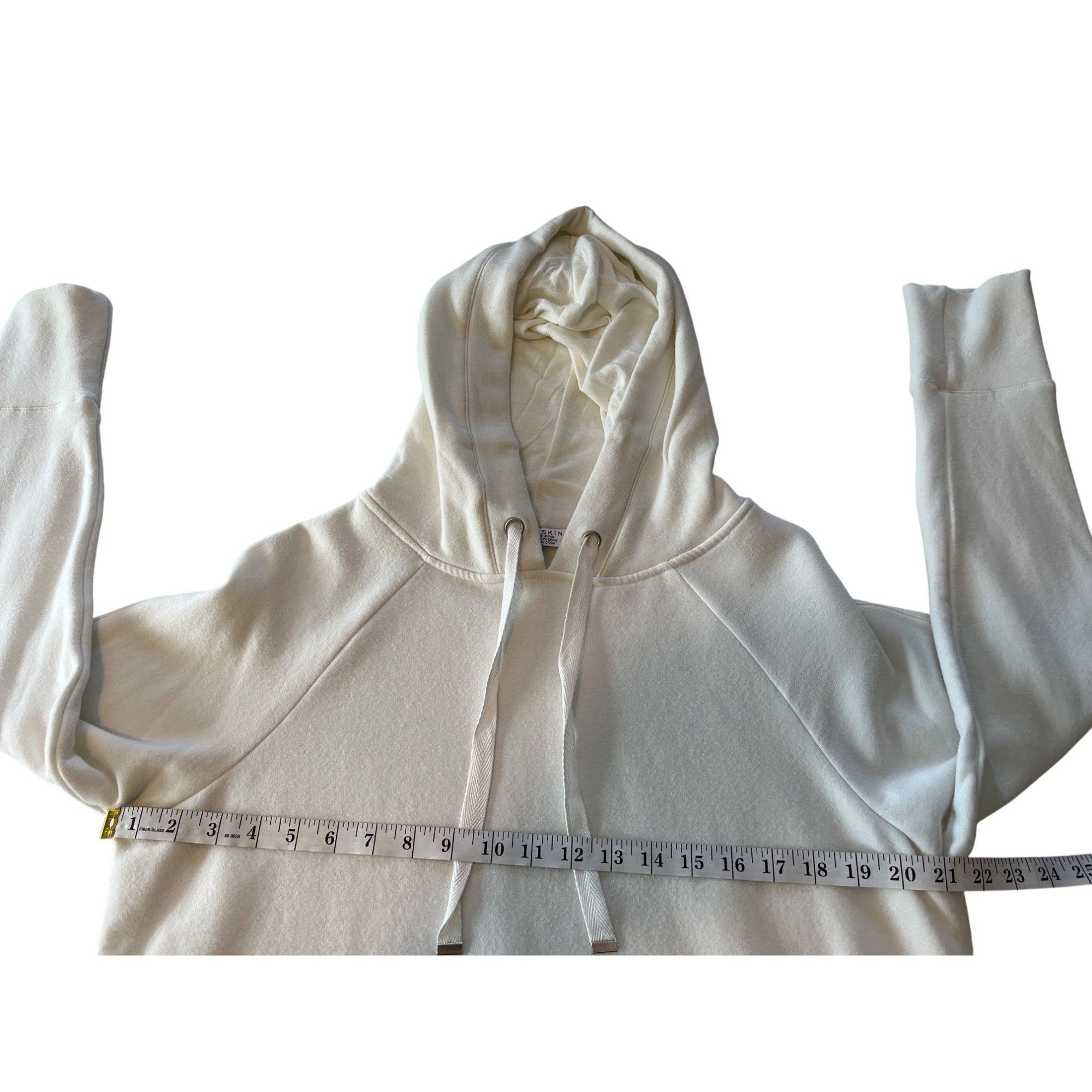 Other Danskin Womens Cream Hooded Sweatshirt 86q Size M / US 6-8 / IT 42-44 - 6 Thumbnail