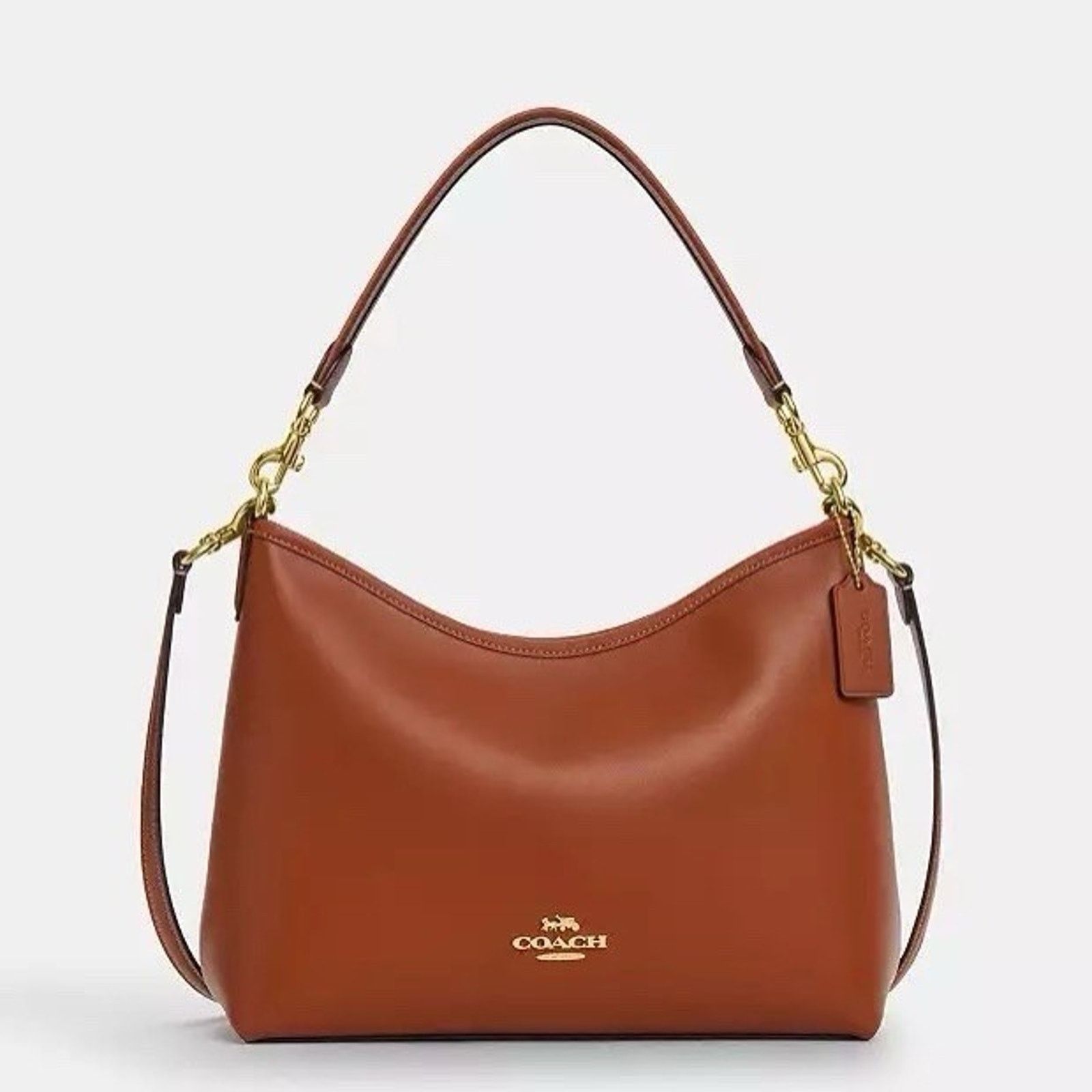 Coach NWT Coach Laurel Shoulder Bag Gold/Tan CBG99 Size ONE SIZE - 6 Thumbnail