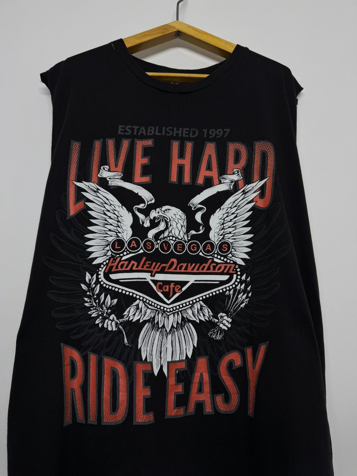 Harley Davidson HARLEY DAVIDSON Motorcycles LAS VEGAS Bike Singlet Tank Top Size US XXL / EU 58 / 5 - 3 Thumbnail