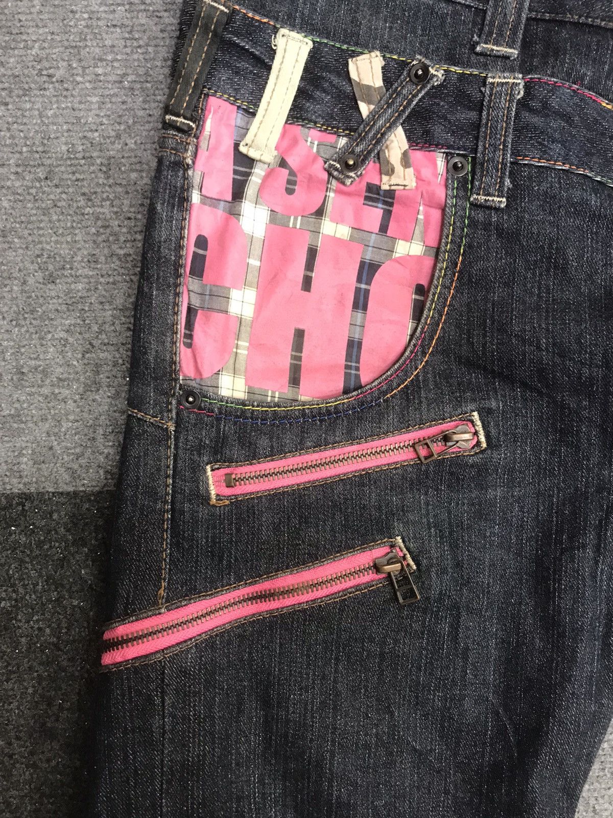 Other Double Waist💥Dominate Handcrafted Double Waist Punk Jeans Size US 33 - 6 Thumbnail