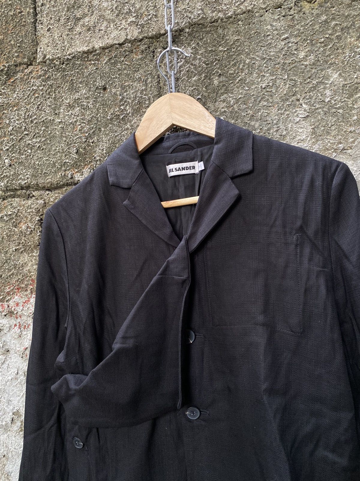 Jil Sander Asymmetric Blend Jacket Size XS / US 0-2 / IT 36-38 - 3 Thumbnail