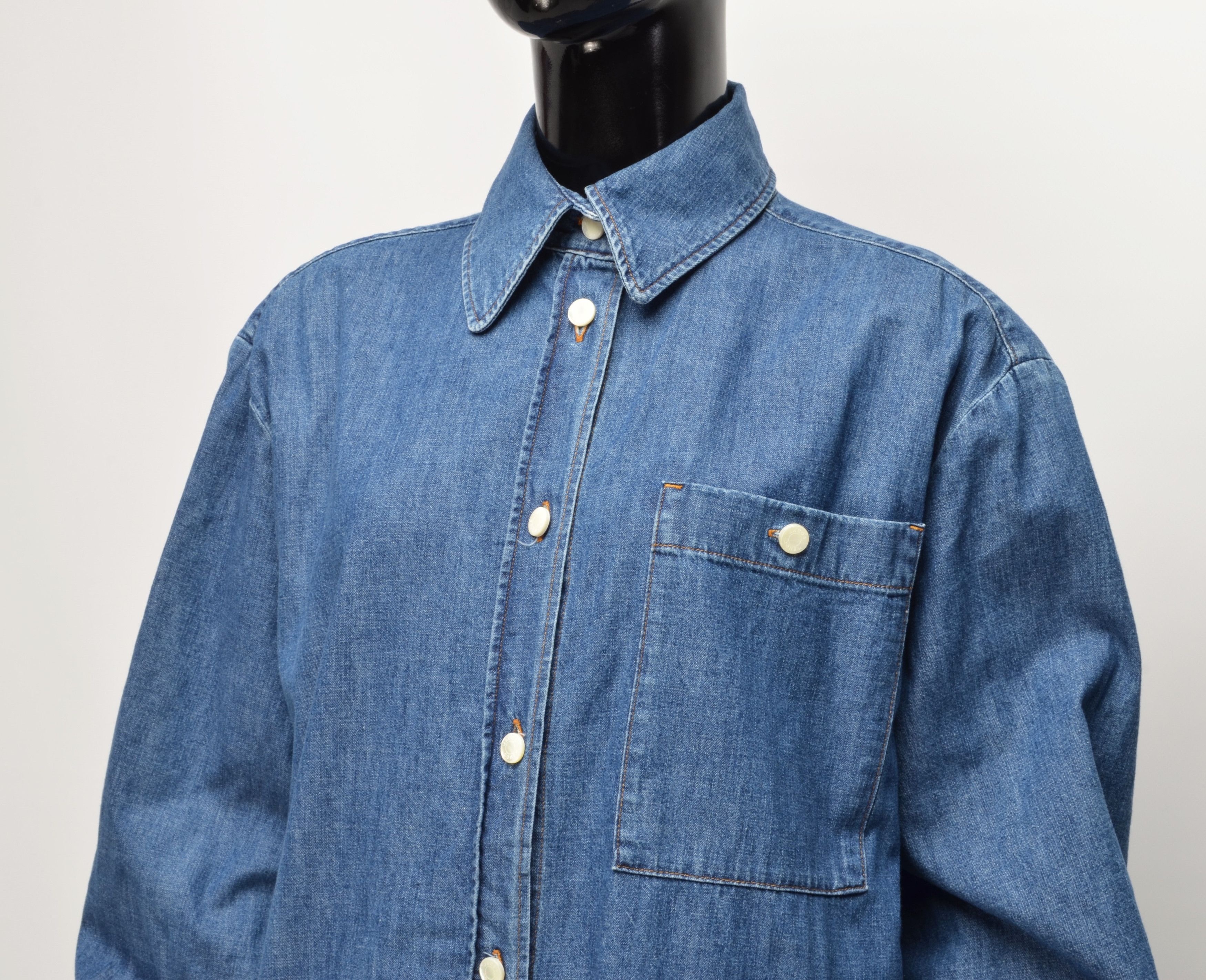 Jacob Cohen Jacob Cohen Denim Oversize Shirt Dress Size M / US 6-8 / IT 42-44 - 3 Thumbnail