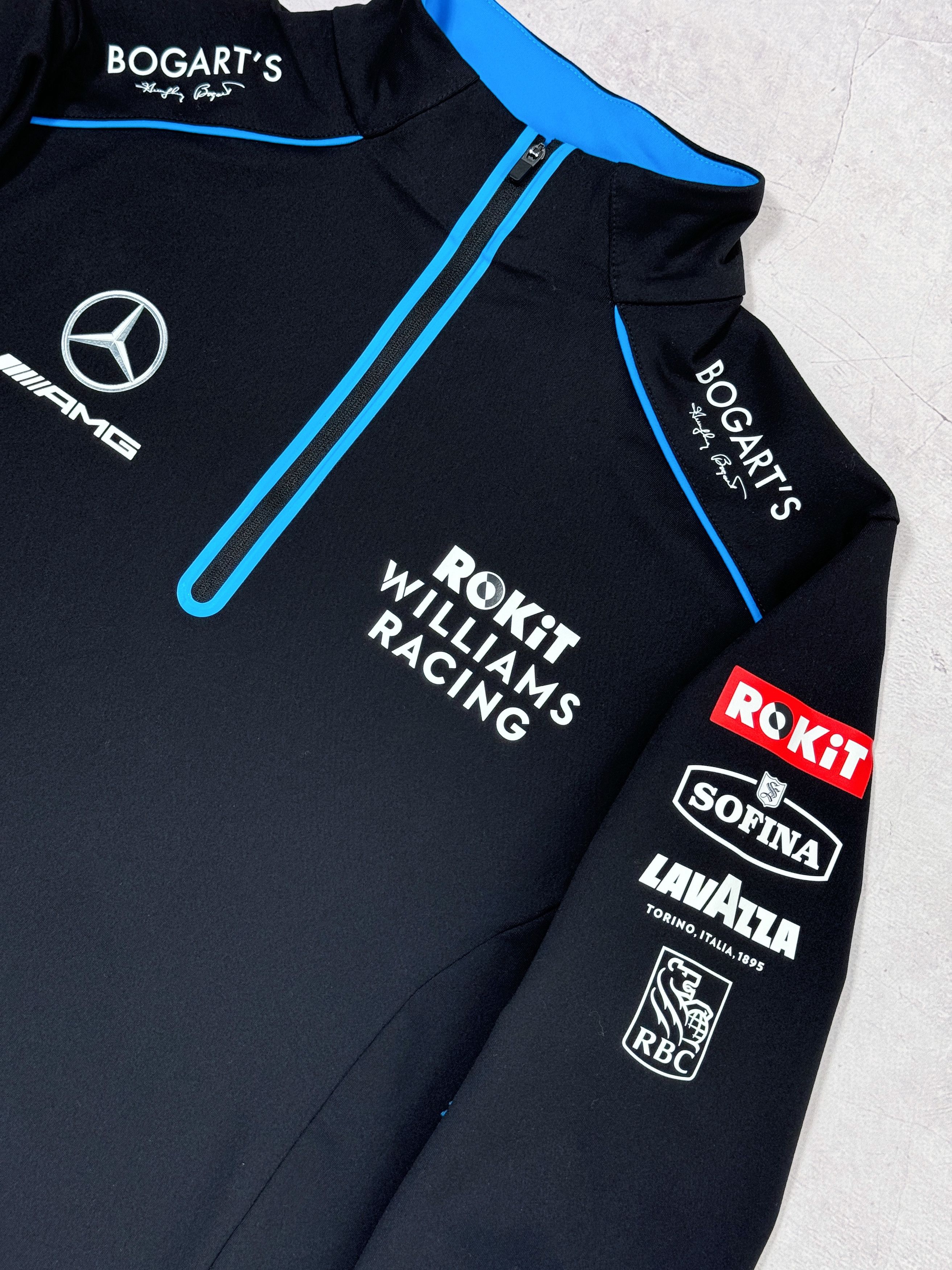 Formula 1 Williams Racing Rokit 1/4 zip Sweatshirt F1 2020 Size US S / EU 44-46 / 1 - 9 Thumbnail