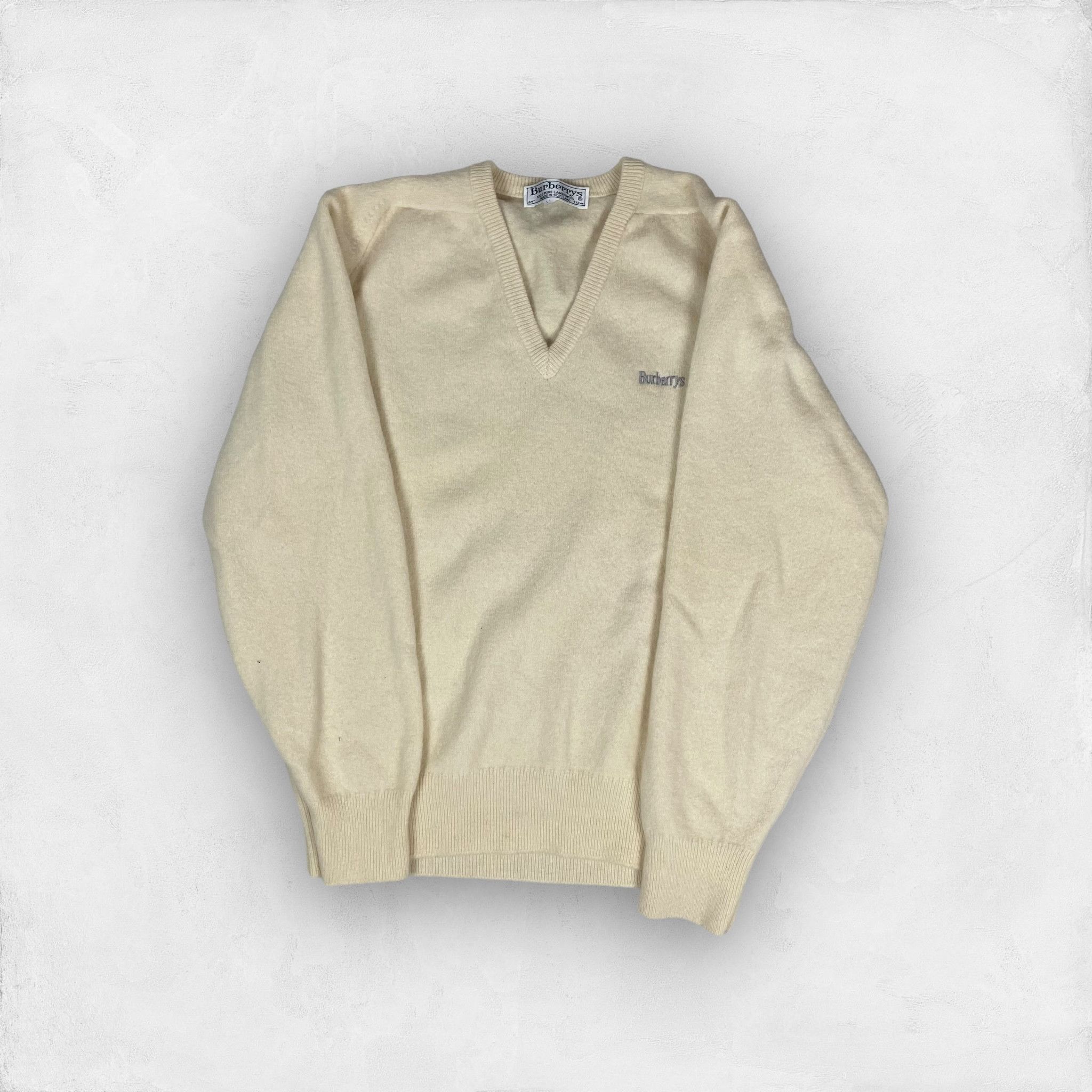 Burberry Mens Cream discount Sweater