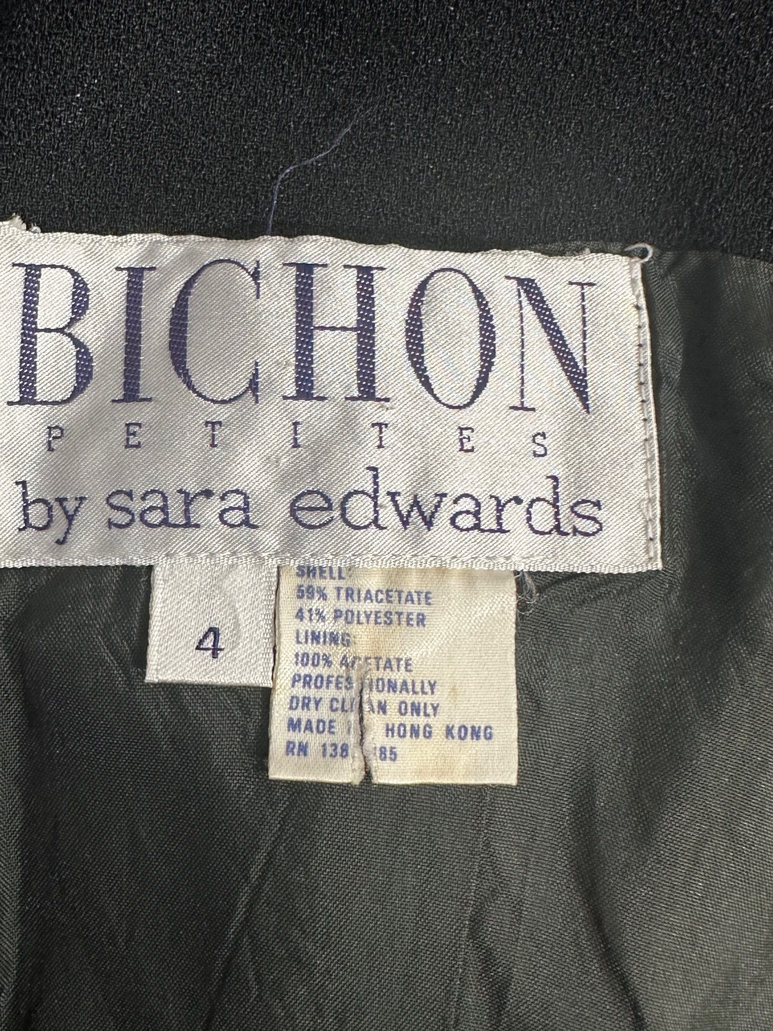 Other Bichon Petites by Sara Edwards Vintage 80's Cocktail Dress Size S / US 4 / IT 40 - 5 Thumbnail