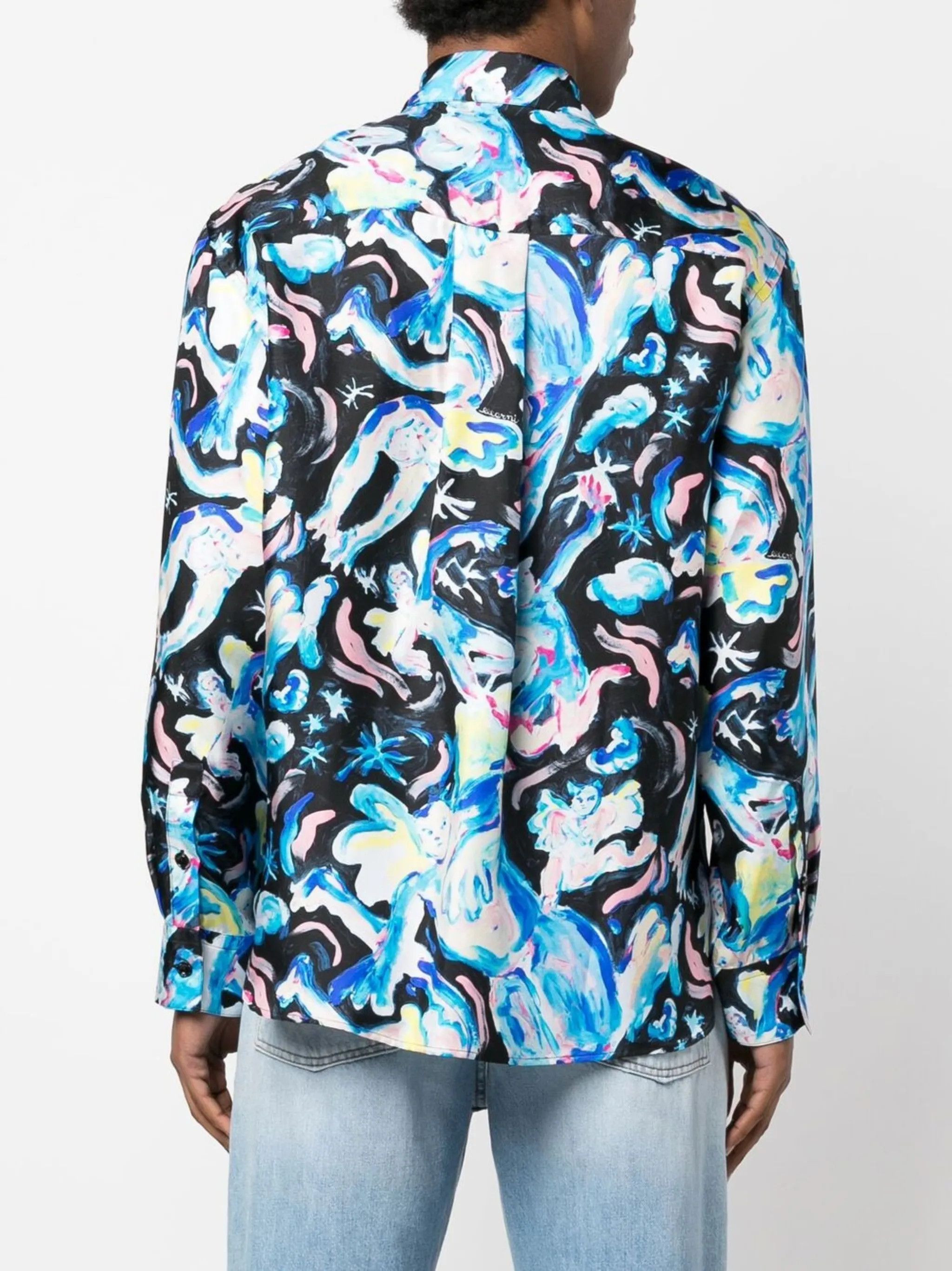 Maison Margiela o1y0225 Patterned Shirt in Multicolor Size US M / EU 48-50 / 2 - 4 Thumbnail