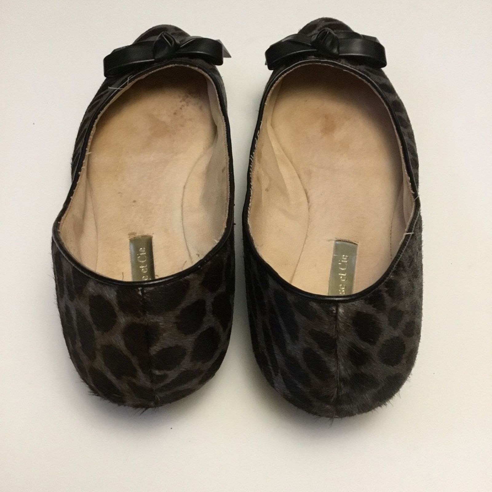 Other Louise et Cie Light Gray Zebra Pattern Flats Size US 7 / IT 37 - 2 Thumbnail