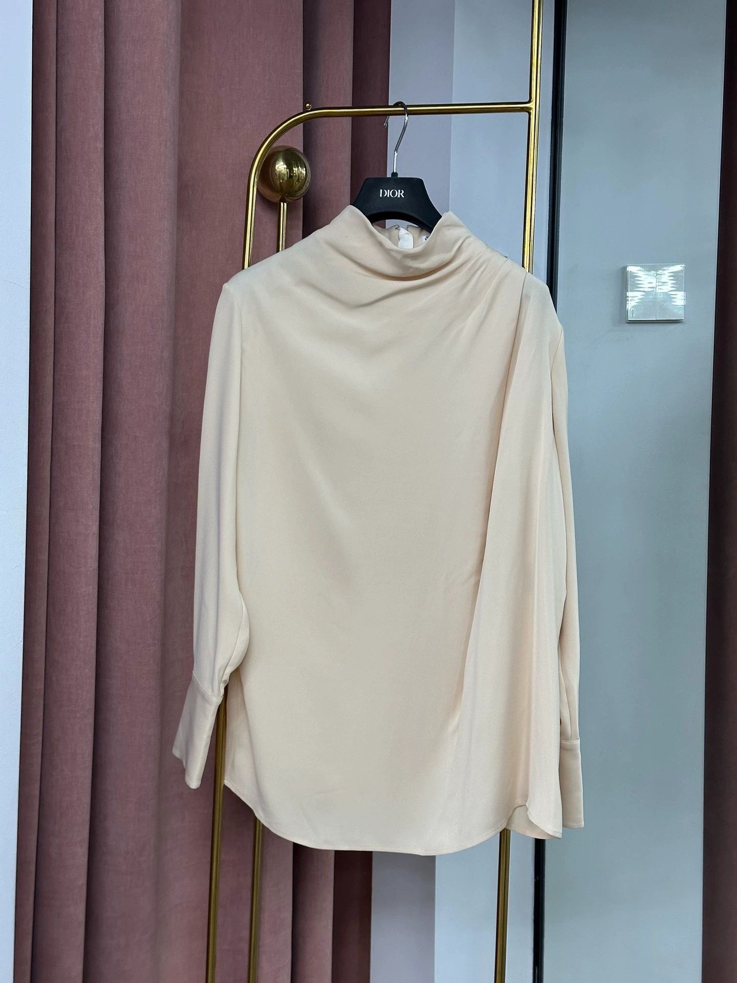 Loro Piana Loro Piana Silk High Neck Blouse Size US M / EU 48-50 / 2 - 1 Thumbnail