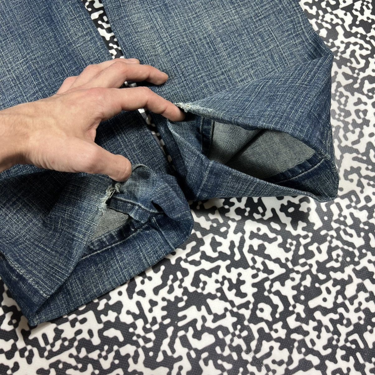 Miss Sixty Vintage Y2K Miss Sixty Japanese Patchwork Style Retro Jeans Size 29" - 11 Thumbnail