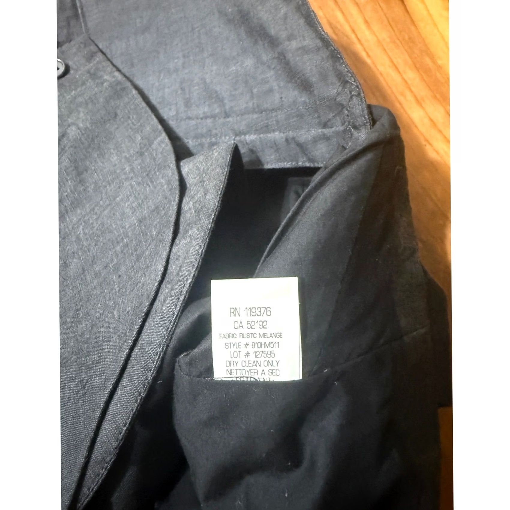 Helmut Lang Vintage Helmut Lang Designer Career Business Cotton Button vest USA Medium Z4-18 Size US M / EU 48-50 / 2 - 4 Thumbnail