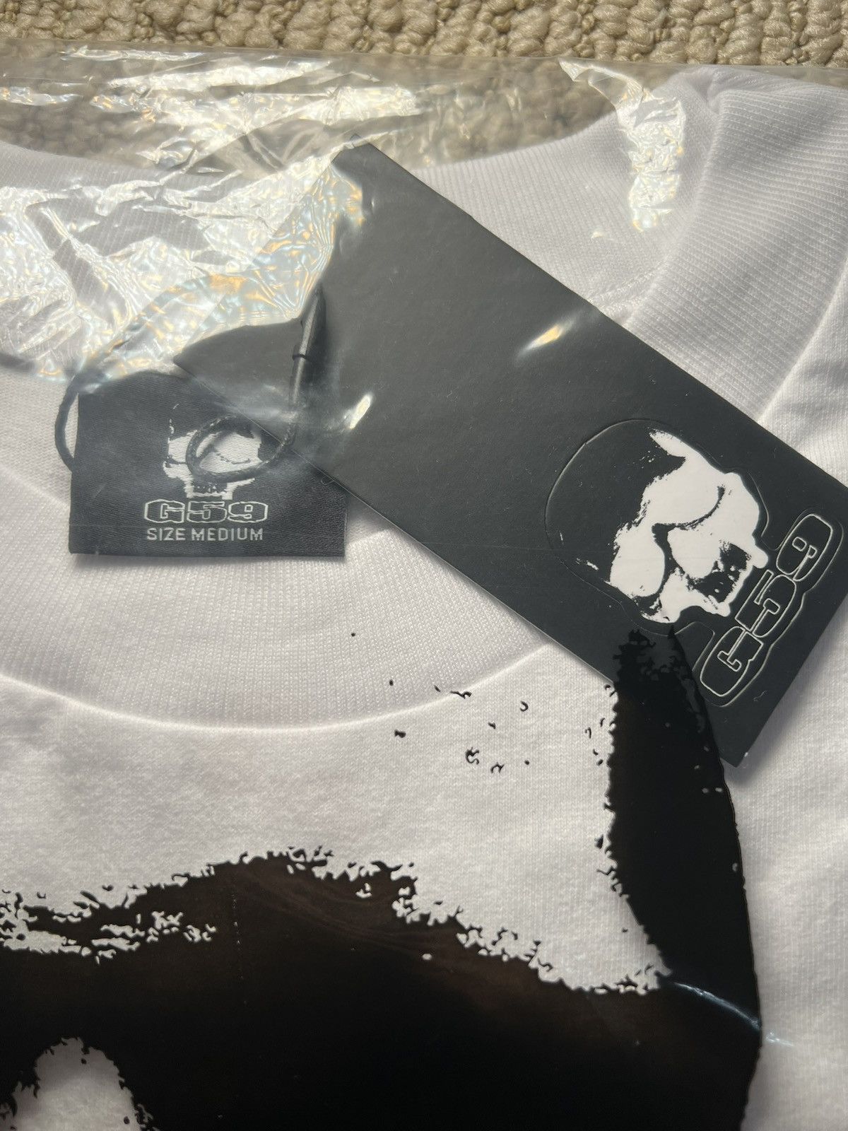 G59 Records G59 MIGRAINE WOMENS CROP TEE (WHITE) M Size M / US 6-8 / IT 42-44 - 4 Thumbnail