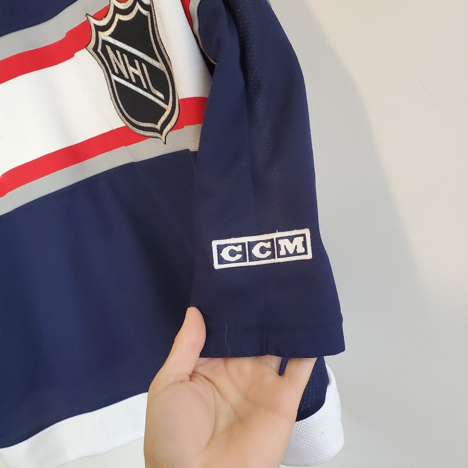 Ccm Vintage NHL North America All Star Game Jersey Blue Size L Size US L / EU 52-54 / 3 - 5 Thumbnail