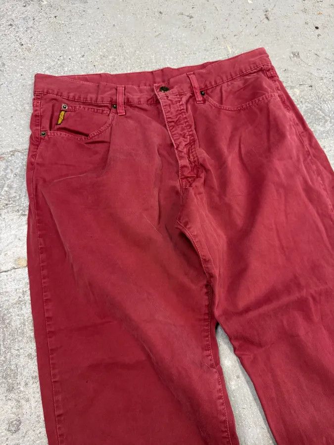 Armani 2000s Armani Red Wide Pants Size US 34 / EU 50 - 7 Thumbnail