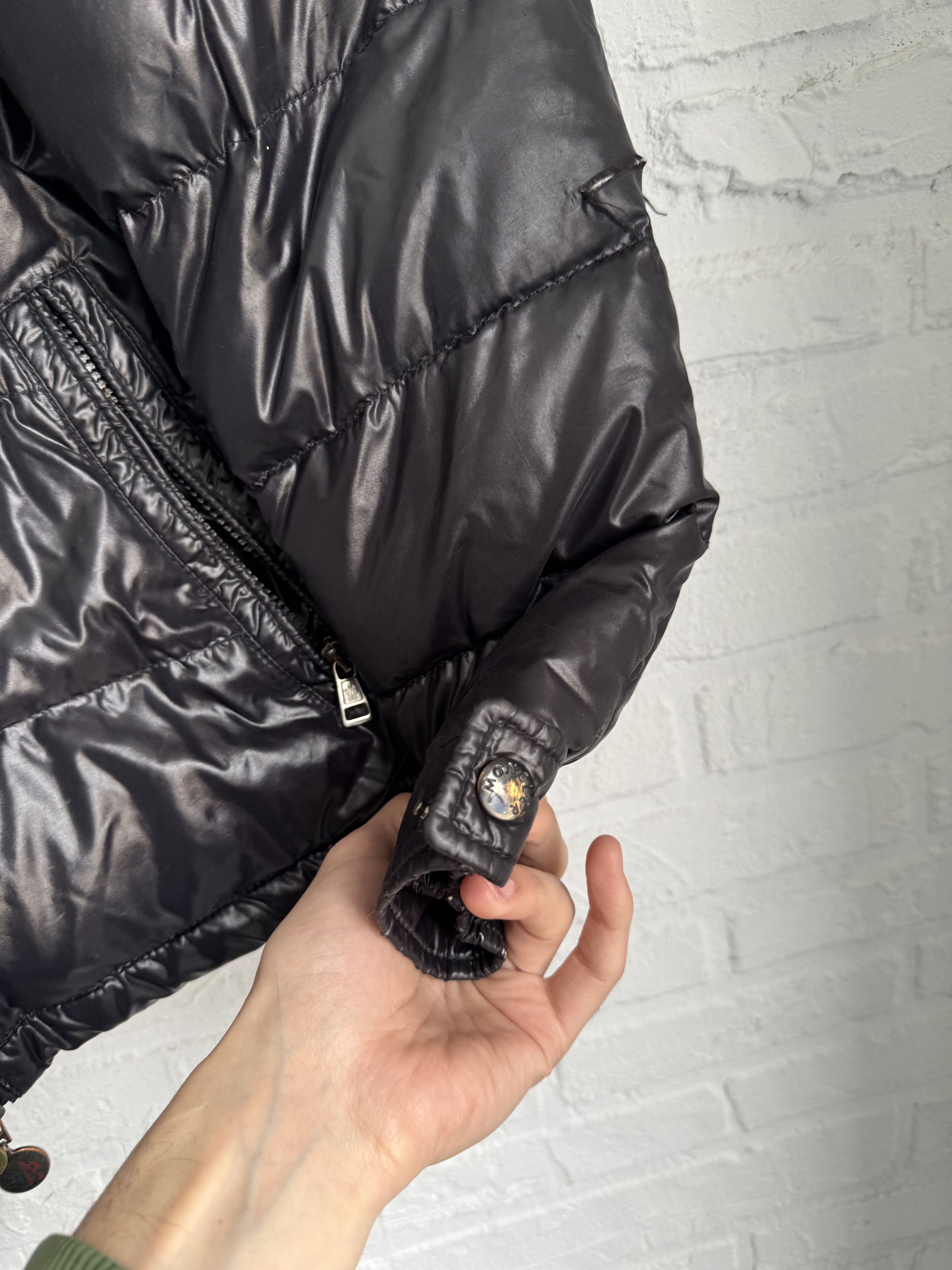 Moncler Moncler Maya Giubbotto Black Glossy Puffer jacket Size US S / EU 44-46 / 1 - 12 Thumbnail