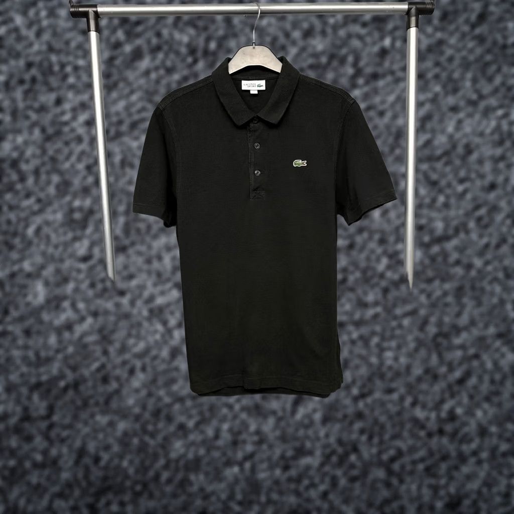 Lacoste Lacoste Sport Mens Polo Shirt M Black Cotton Logo Size US M / EU 48-50 / 2 - 1 Thumbnail