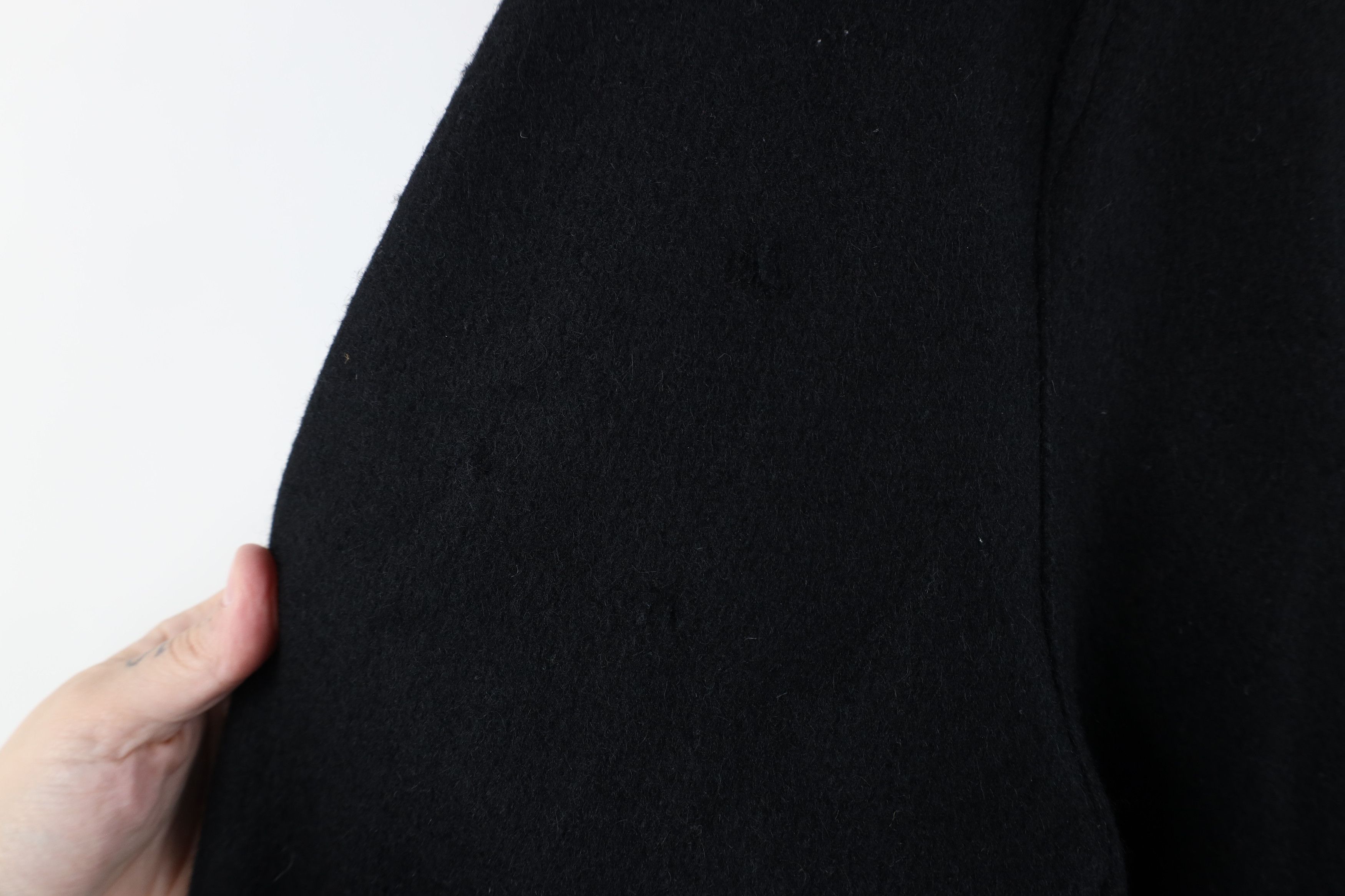 Vintage Vintage 50s Rockabilly Full Button Overcoat Jacket Black USA Size US XXL / EU 58 / 5 - 9 Thumbnail