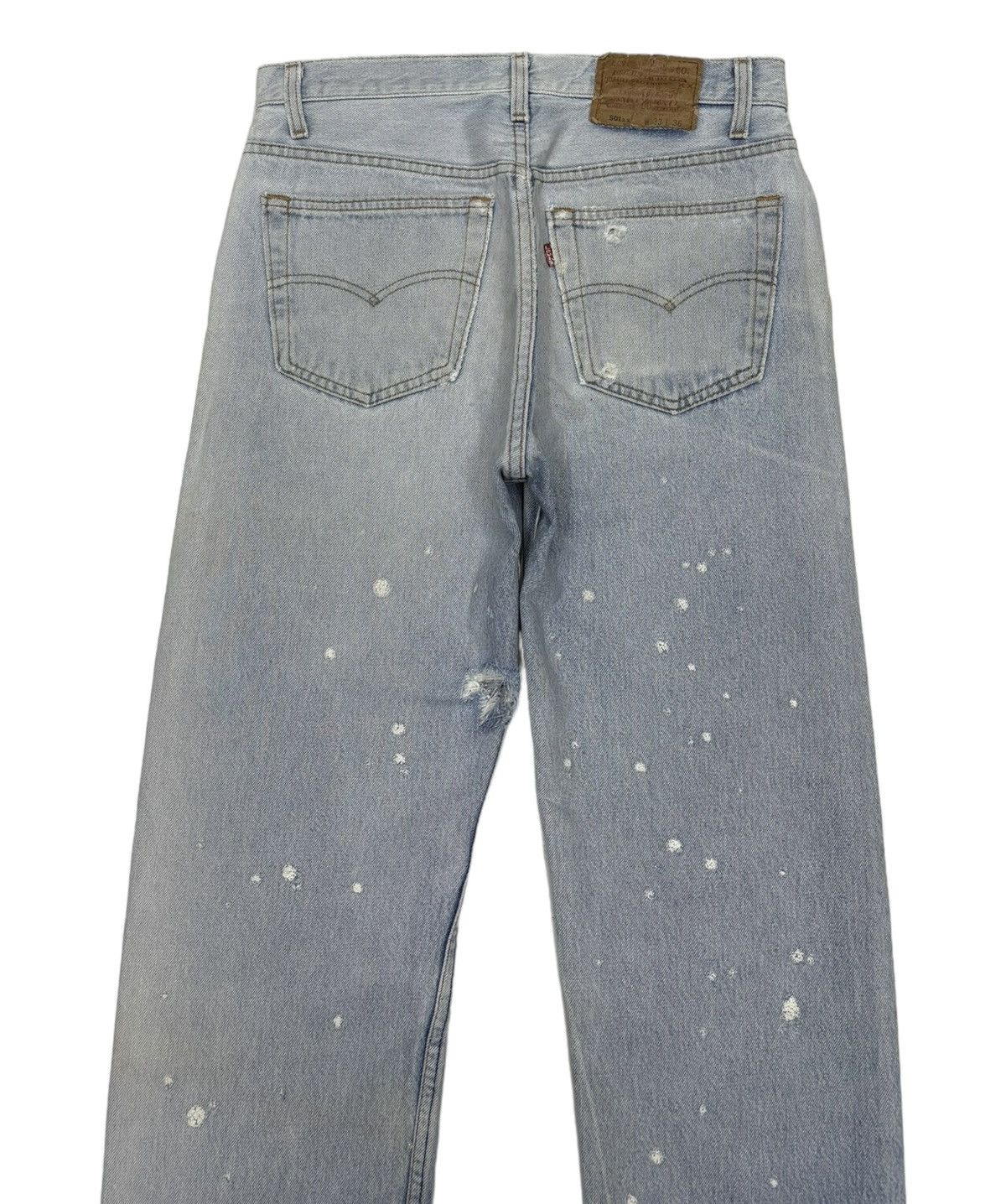 Levi's VINTAGE LEVIS 501 PAINTER JEANS DISTRESSED DENIM Size US 30 / EU 46 - 8 Thumbnail