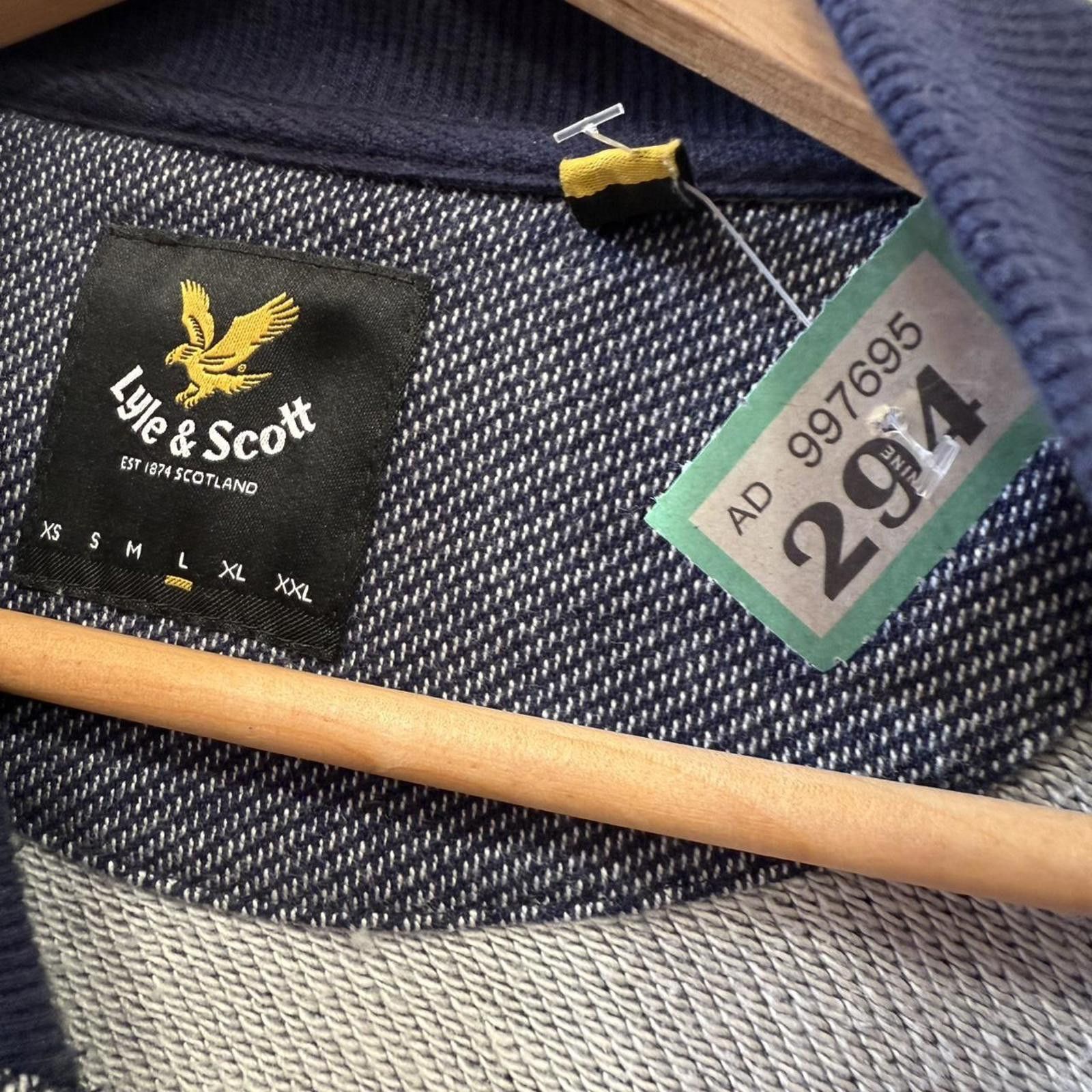 Lyle & Scott Lyle & Scott Men's Blue and Navy Jacket Size US L / EU 52-54 / 3 - 2 Thumbnail