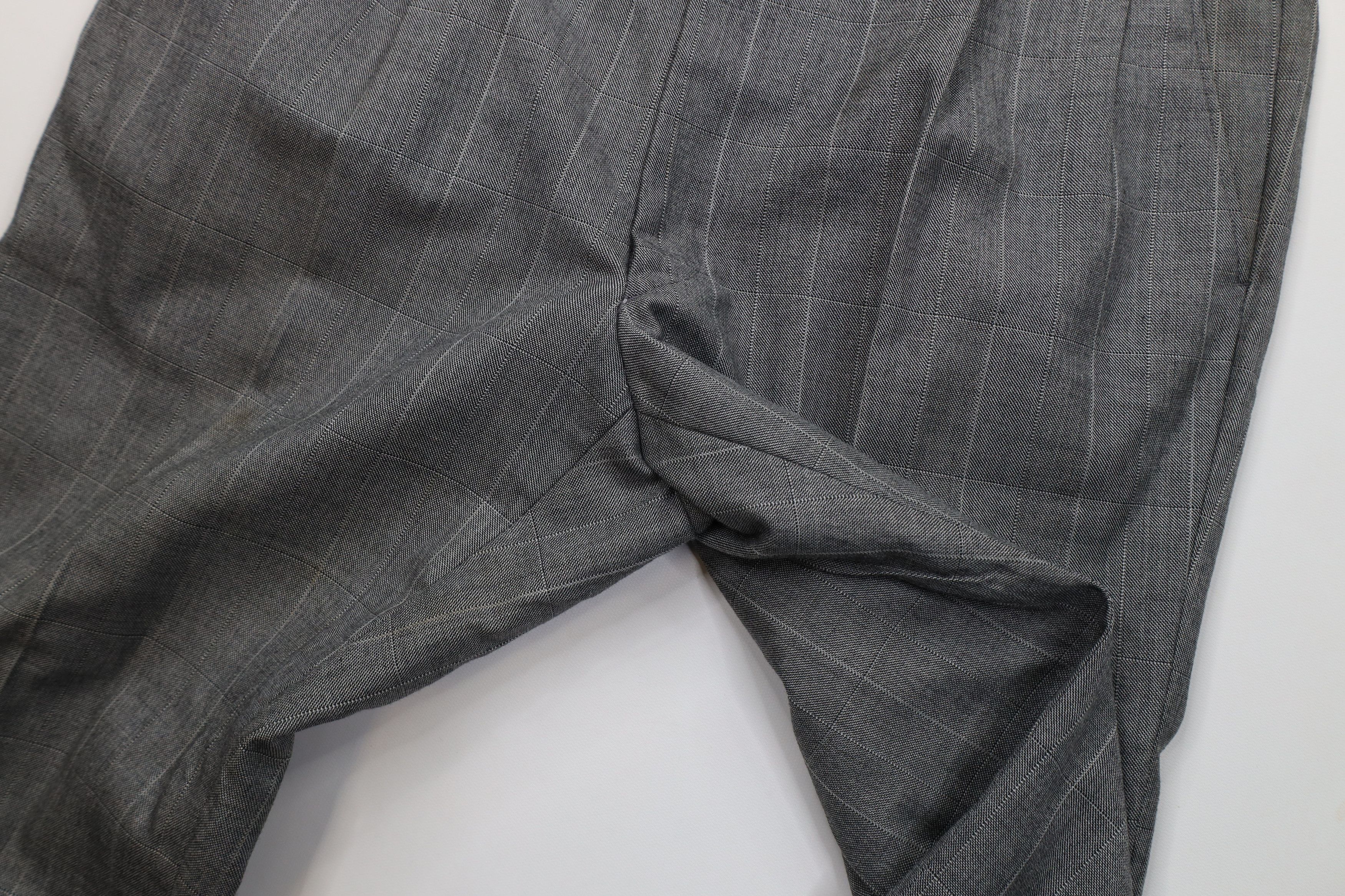 Vintage Vintage 70s Streetwear Flared Wide Leg Chino Pants Plaid USA Size US 36 / EU 52 - 7 Thumbnail