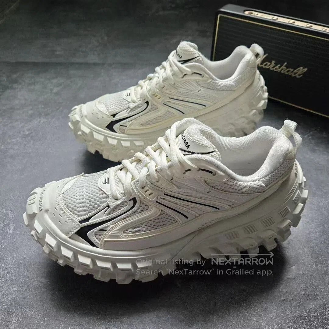 Balenciaga balenciaga defender black and white sneakers. Size US 7.5 / EU 40-41 - 1 Thumbnail