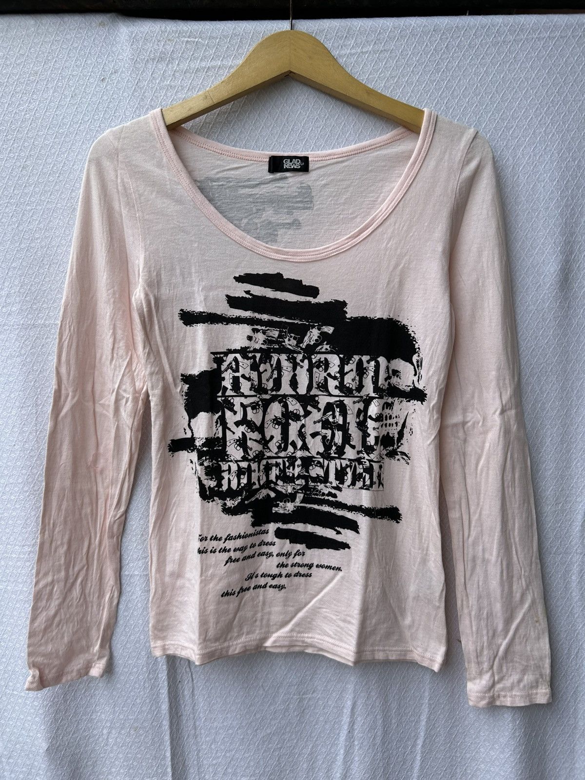 Hysteric Glamour Glad News Hybrid Rock Guns Poem Longsleeve Size US S / EU 44-46 / 1 - 1 Thumbnail