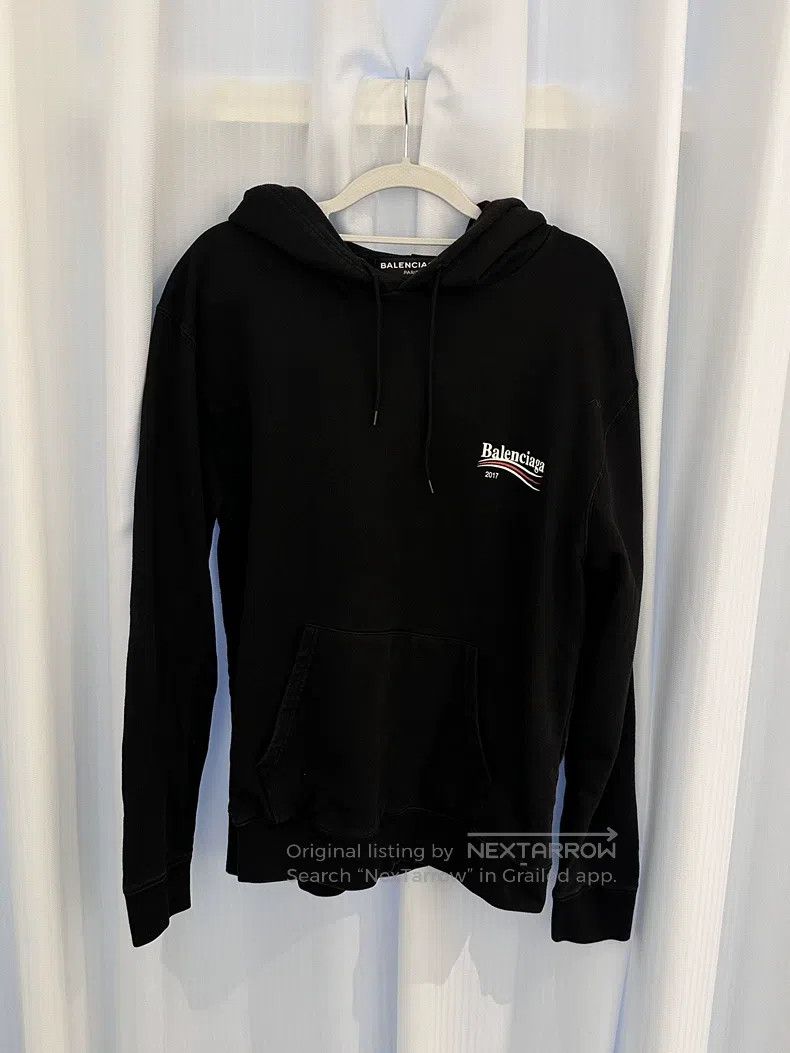 Balenciaga Balenciaga Cola Printed Hooded Sweatshirt Size US L / EU 52-54 / 3 - 1 Thumbnail