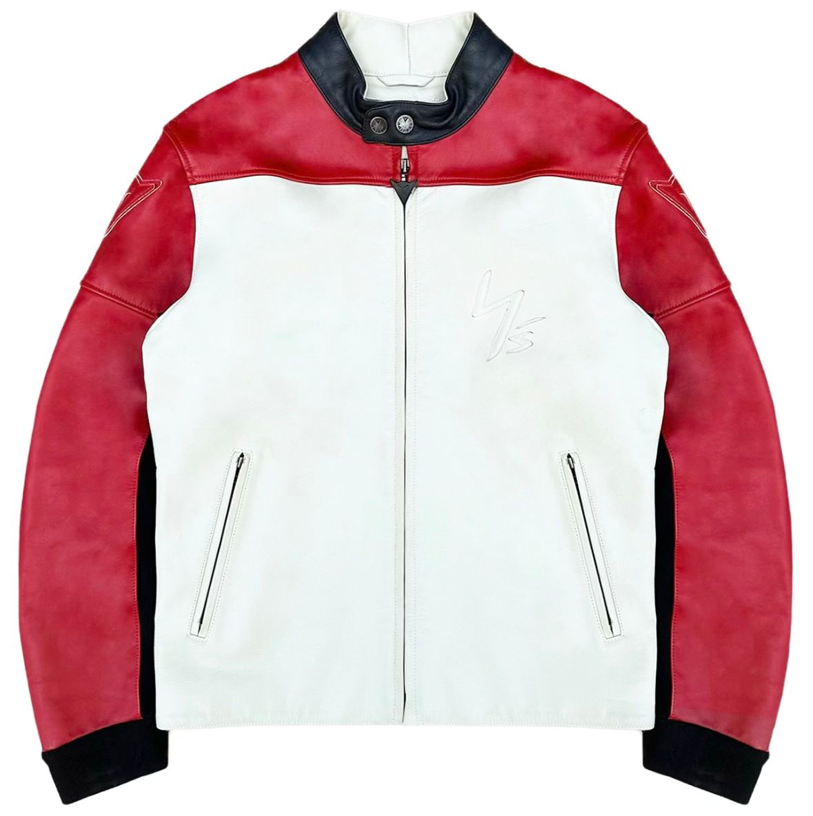 Pre-owned Yohji Yamamoto X Dainese Racer Jacket A/w 2004 In Red White