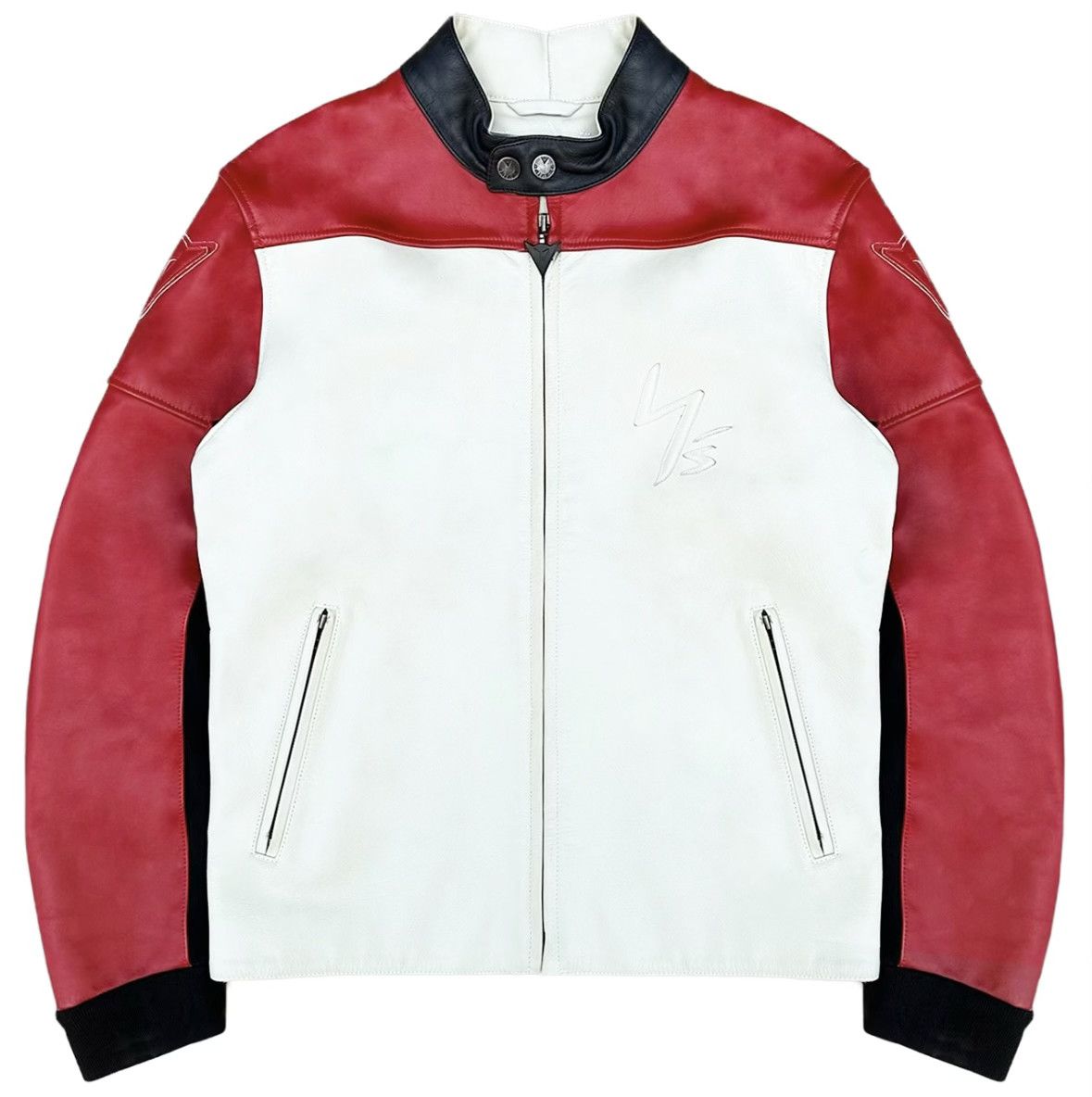 Pre-owned Yohji Yamamoto X Dainese Racer Jacket A/w 2004 In Red White