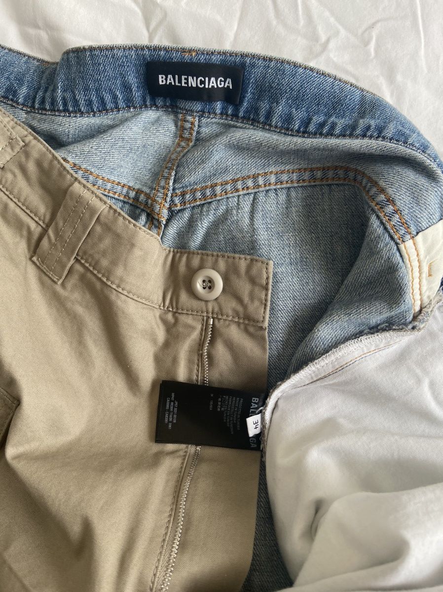 Balenciaga Balenciaga cargo hybrid jeans Size US 34 / EU 50 - 5 Thumbnail