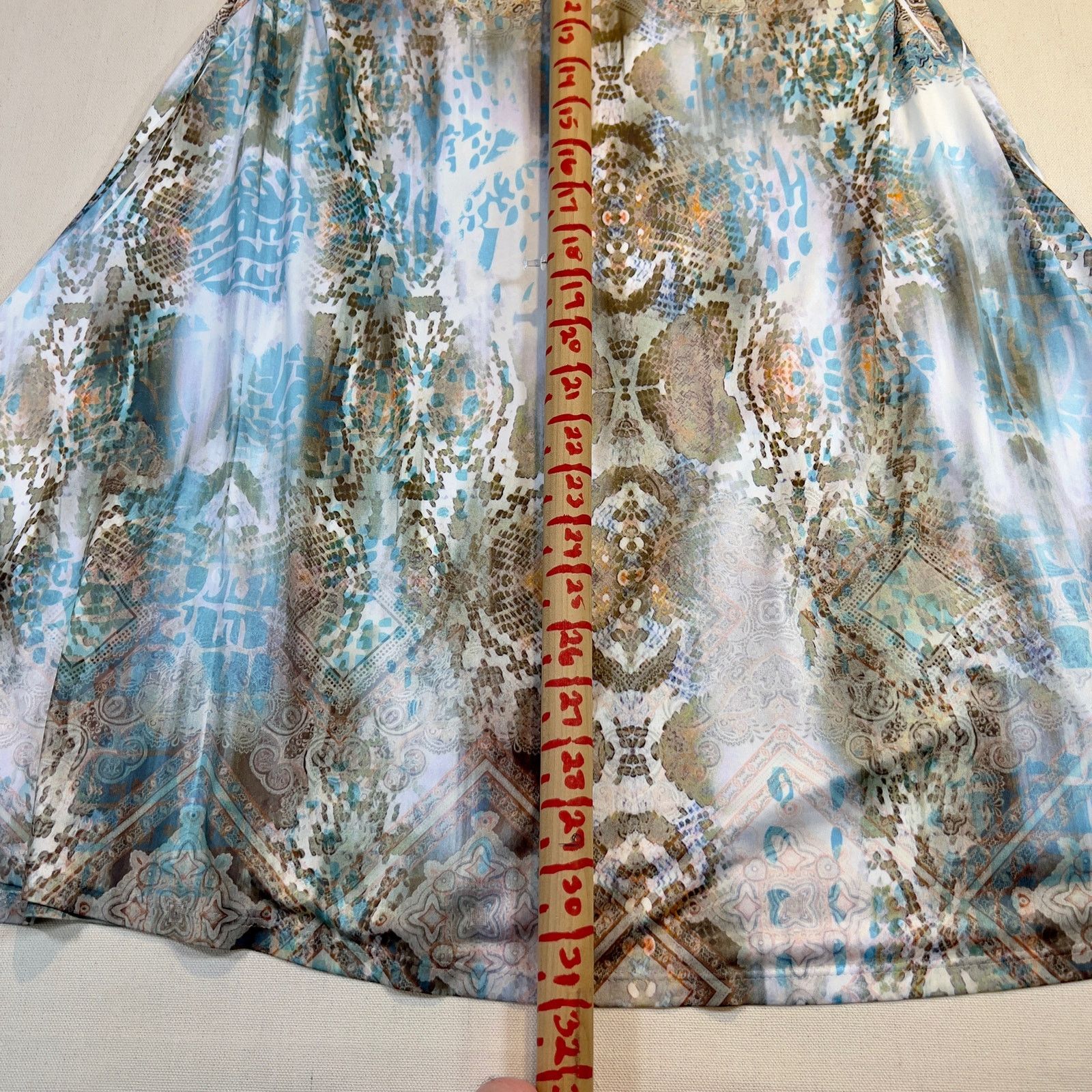 Other World Unity Sleeveless Scoop Neck BOHO Print Mini Dress Size M / US 6-8 / IT 42-44 - 7 Thumbnail