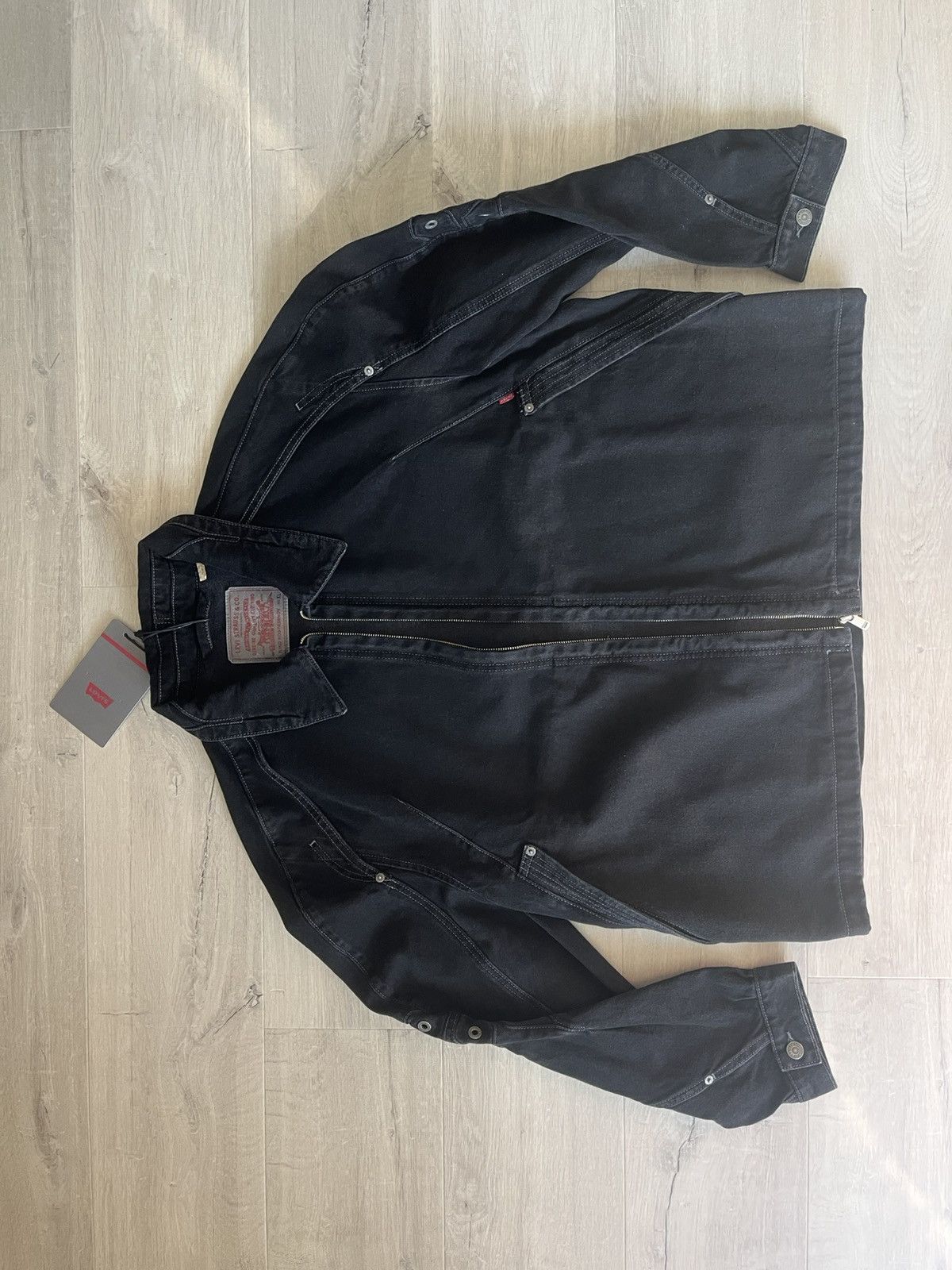 Kiko Kostadinov × Levi's Levi’s® x Kiko Kostadinov Denim Jacket Black XL NEW Size US XL / EU 56 / 4 - 5 Thumbnail