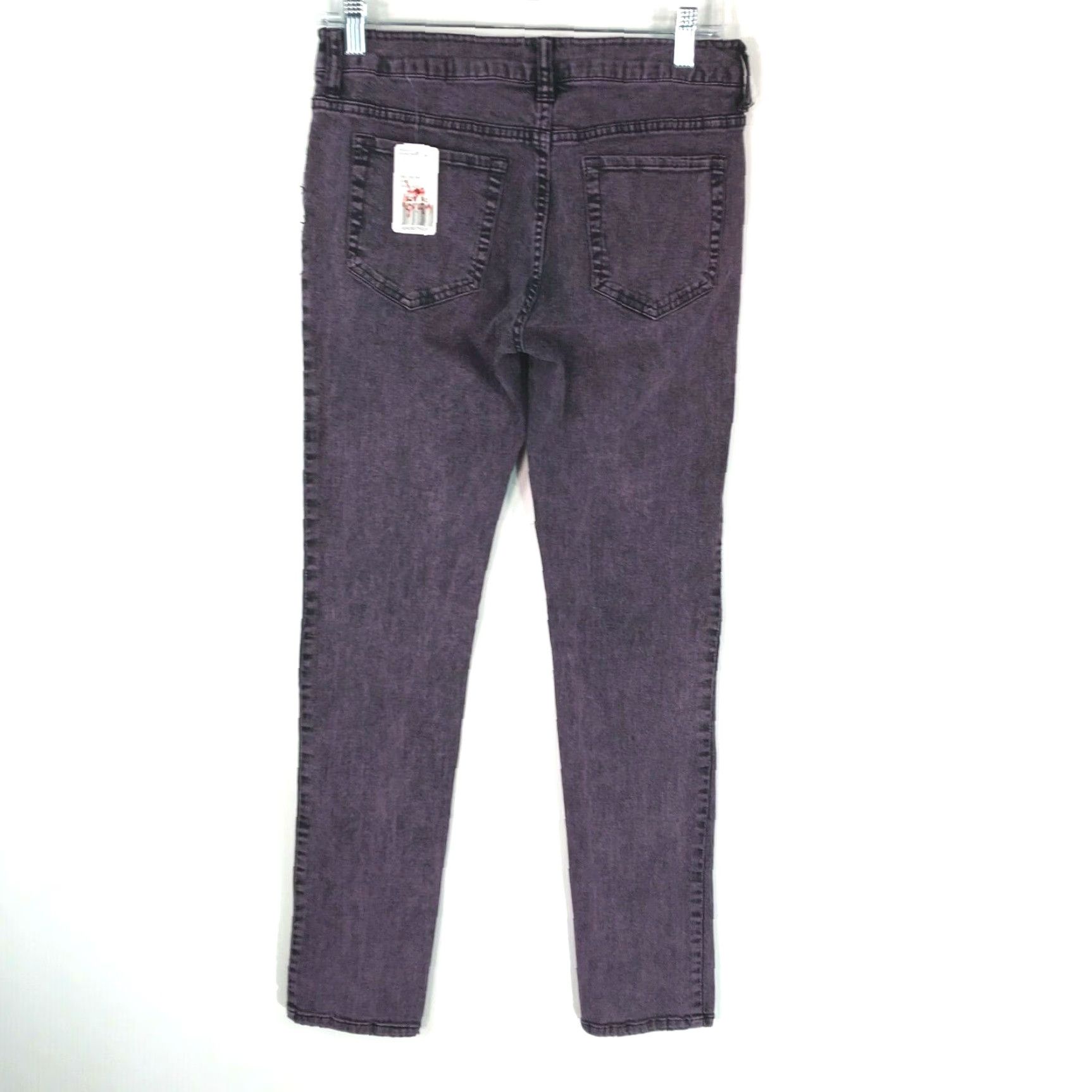 Vintage Heritage 1981 Womens Skinny Jeans Size 28 Purple Denim Casual Regular Size 28" / US 6 / IT 42 - 2 Thumbnail