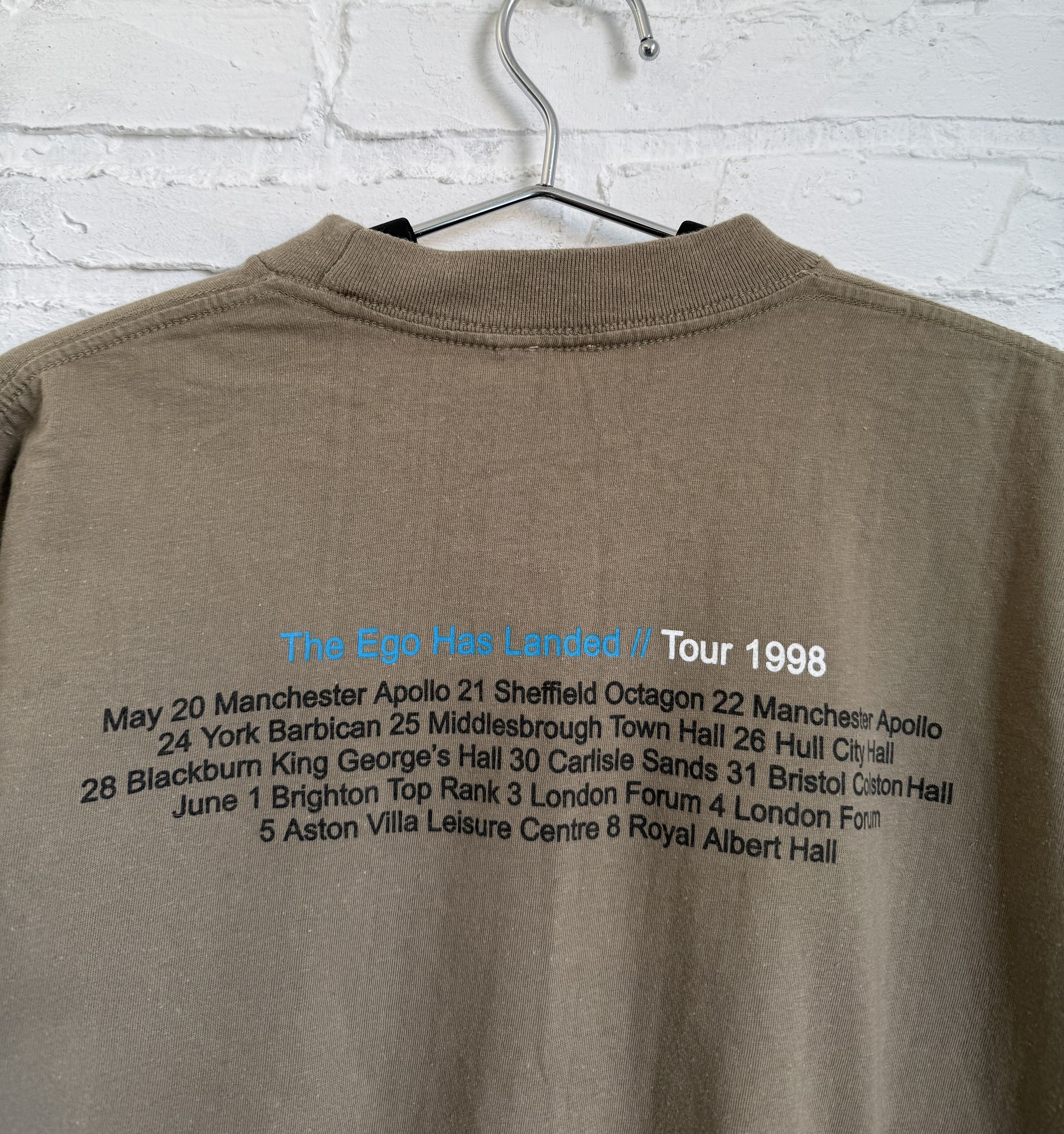 Band Tees × Vintage 1998 Robbie Williams the ego has landed tour t-shirt Size US M / EU 48-50 / 2 - 3 Thumbnail