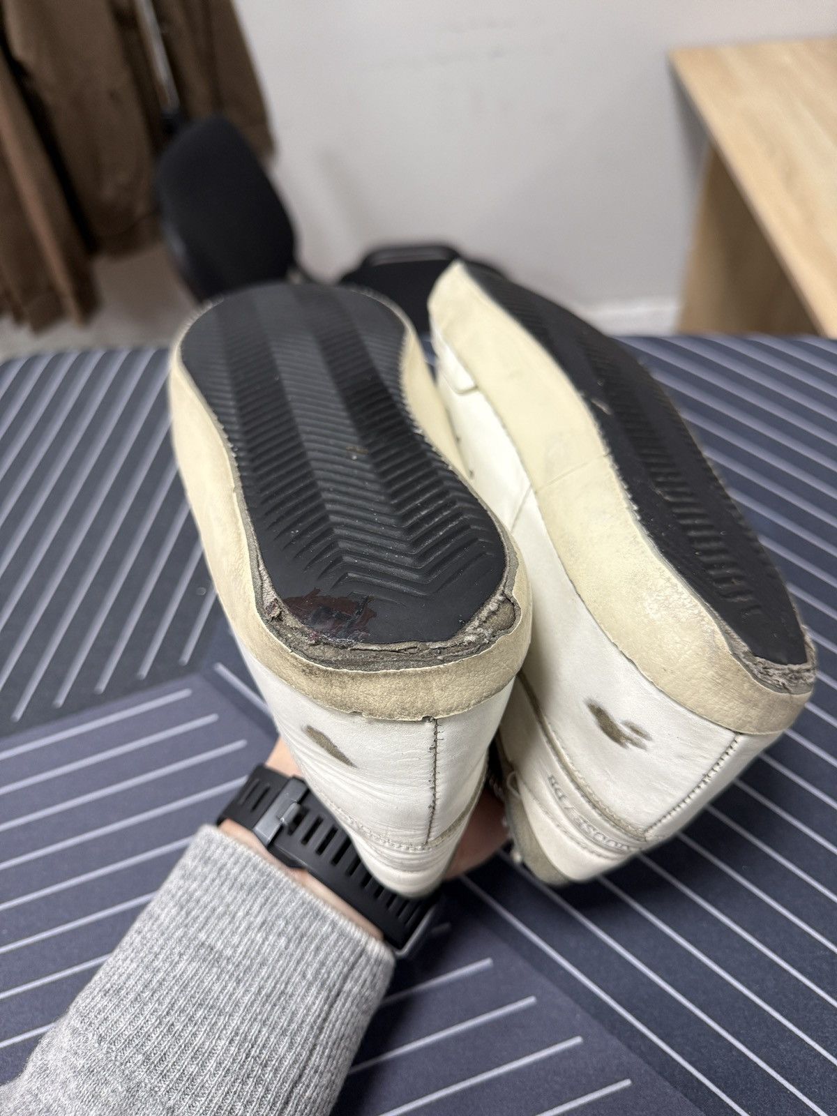 Golden Goose 🇮🇹 Golden Goose Superstar Leather Trainers GGDB Made in Italy Size US 9 / EU 42 - 9 Thumbnail