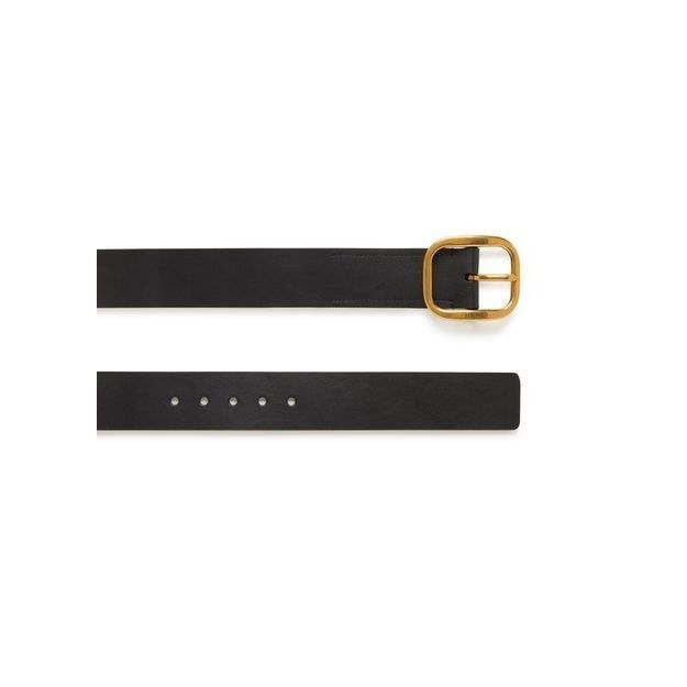 Loewe LOEWE Soft Rounded Black Leather Belt New & Authentic (Women Size ONE SIZE - 2 Thumbnail