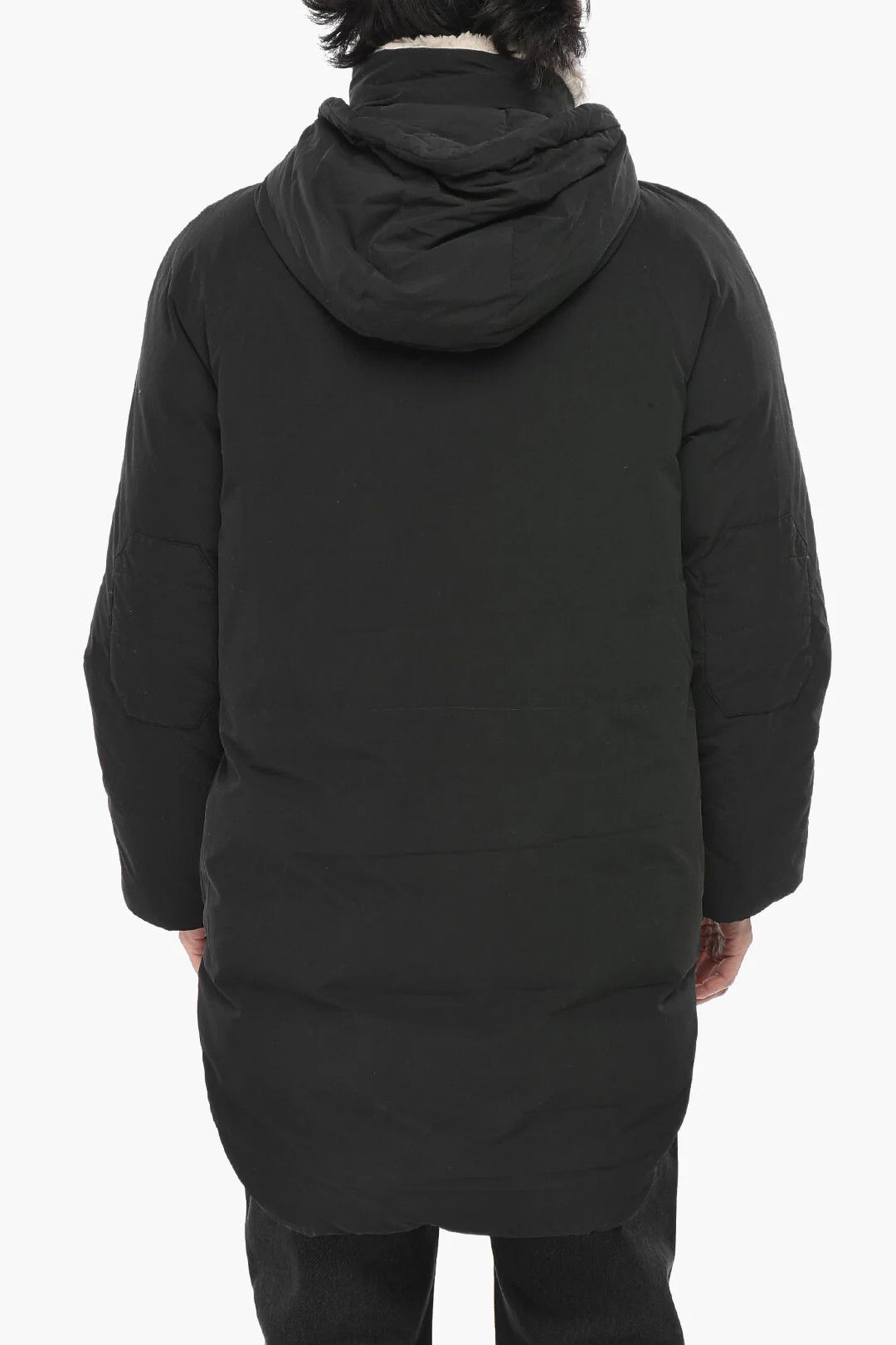Off-White og1mm0426 Padded Cotton-Blend Parka in Black Size US M / EU 48-50 / 2 - 2 Thumbnail