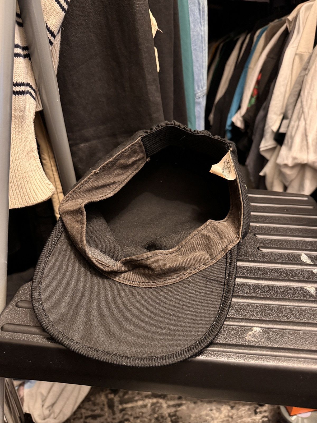 Harley Davidson 90s Harley Davidson Lightning Hat Cap ERD Grunge Biker WCC Size ONE SIZE - 7 Thumbnail