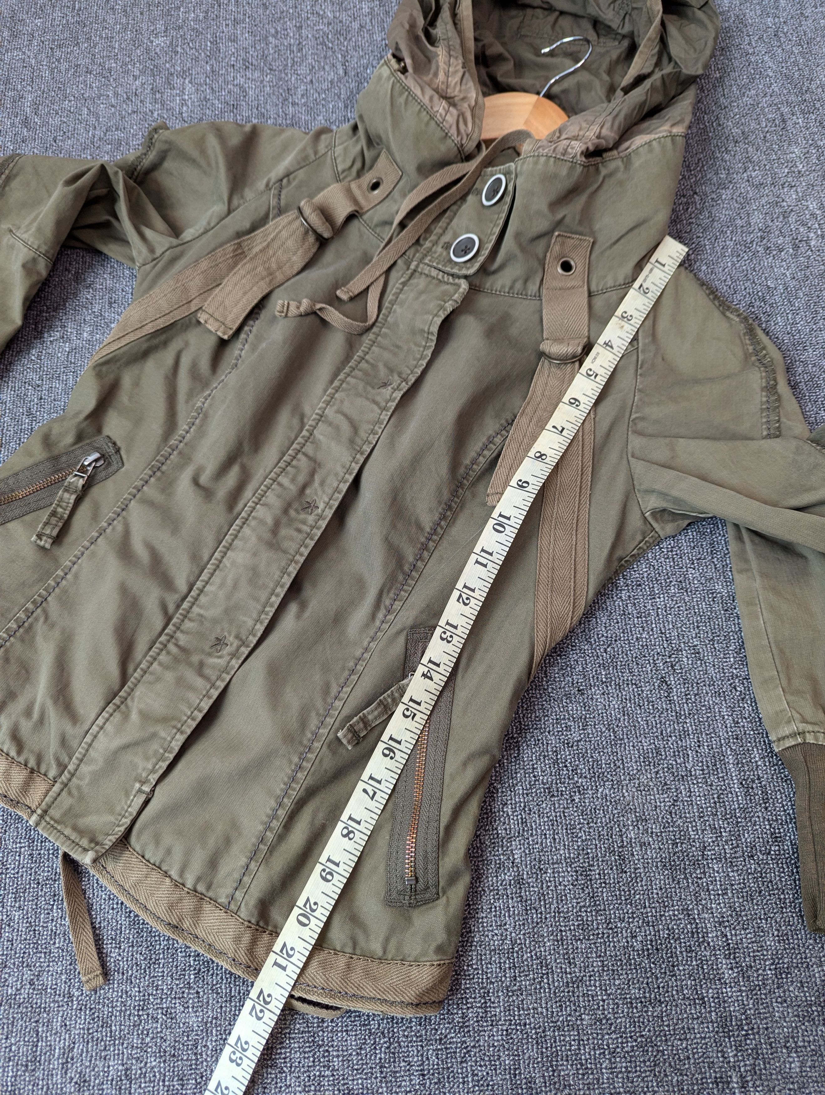 Marithe + Francois Girbaud Marithe Francois Girbaud Tactical Military Hooded Jacket Size M / US 6-8 / IT 42-44 - 18 Thumbnail