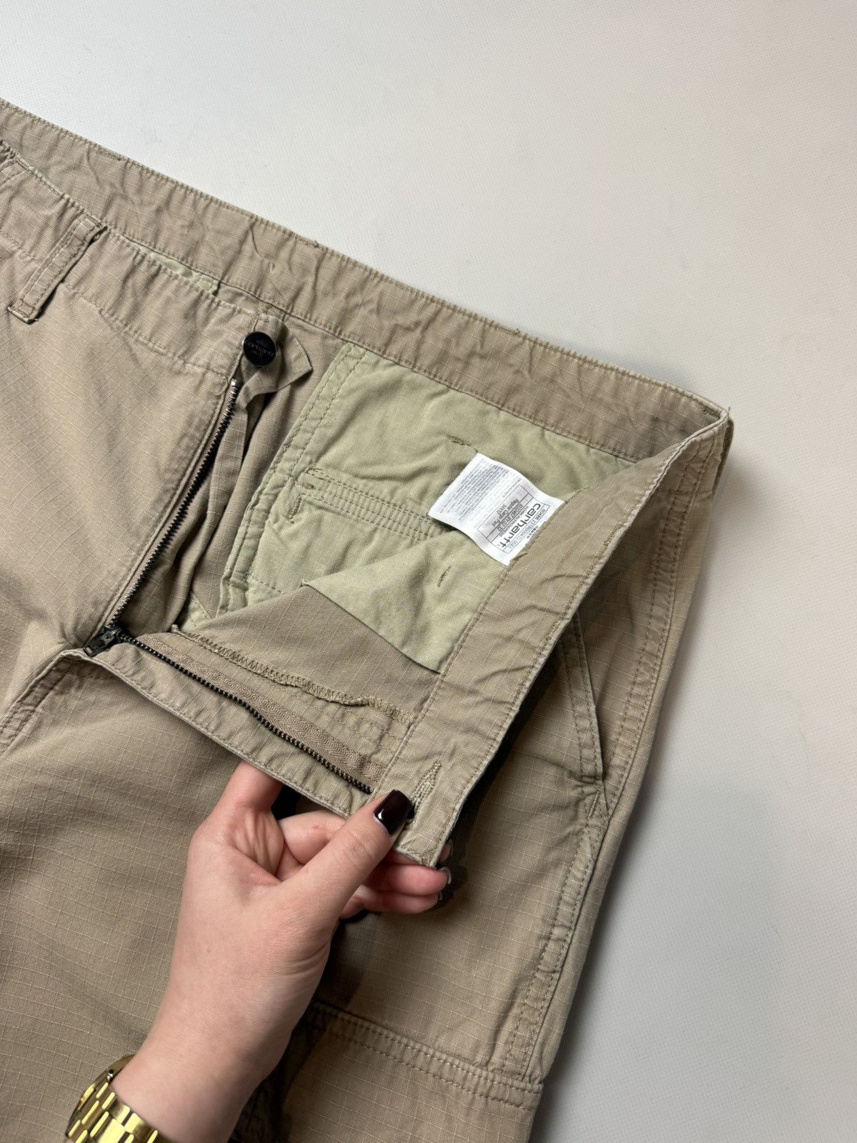 Carhartt Carhartt WIP Men’s Regular Distressed Cargo Pants Trousers Size US 34 / EU 50 - 22 Thumbnail