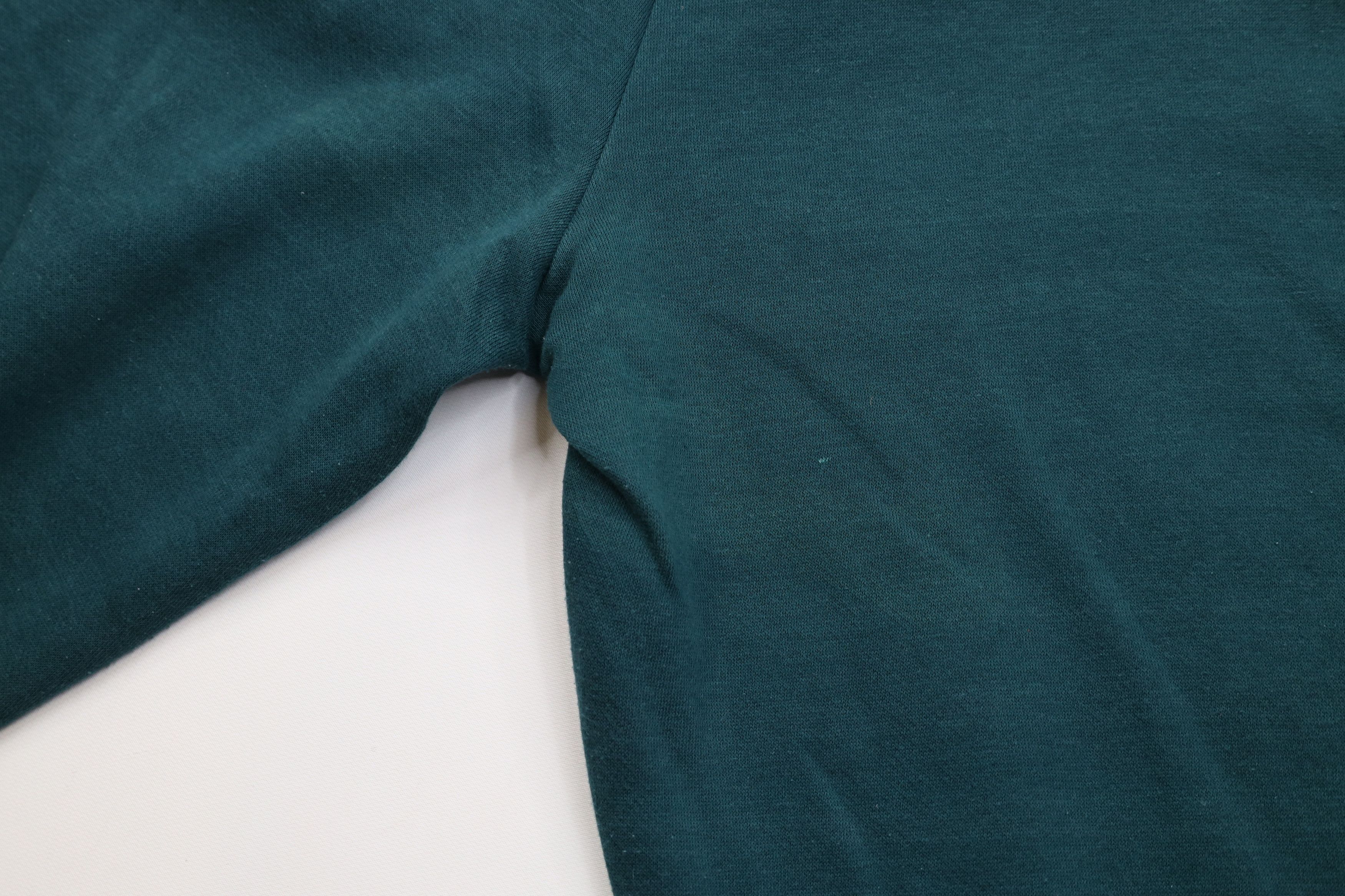 Vintage Vintage 90s Streetwear Blank Cuffed Sweatpants Joggers Green Size 36" / US 14 / IT 50 - 15 Thumbnail